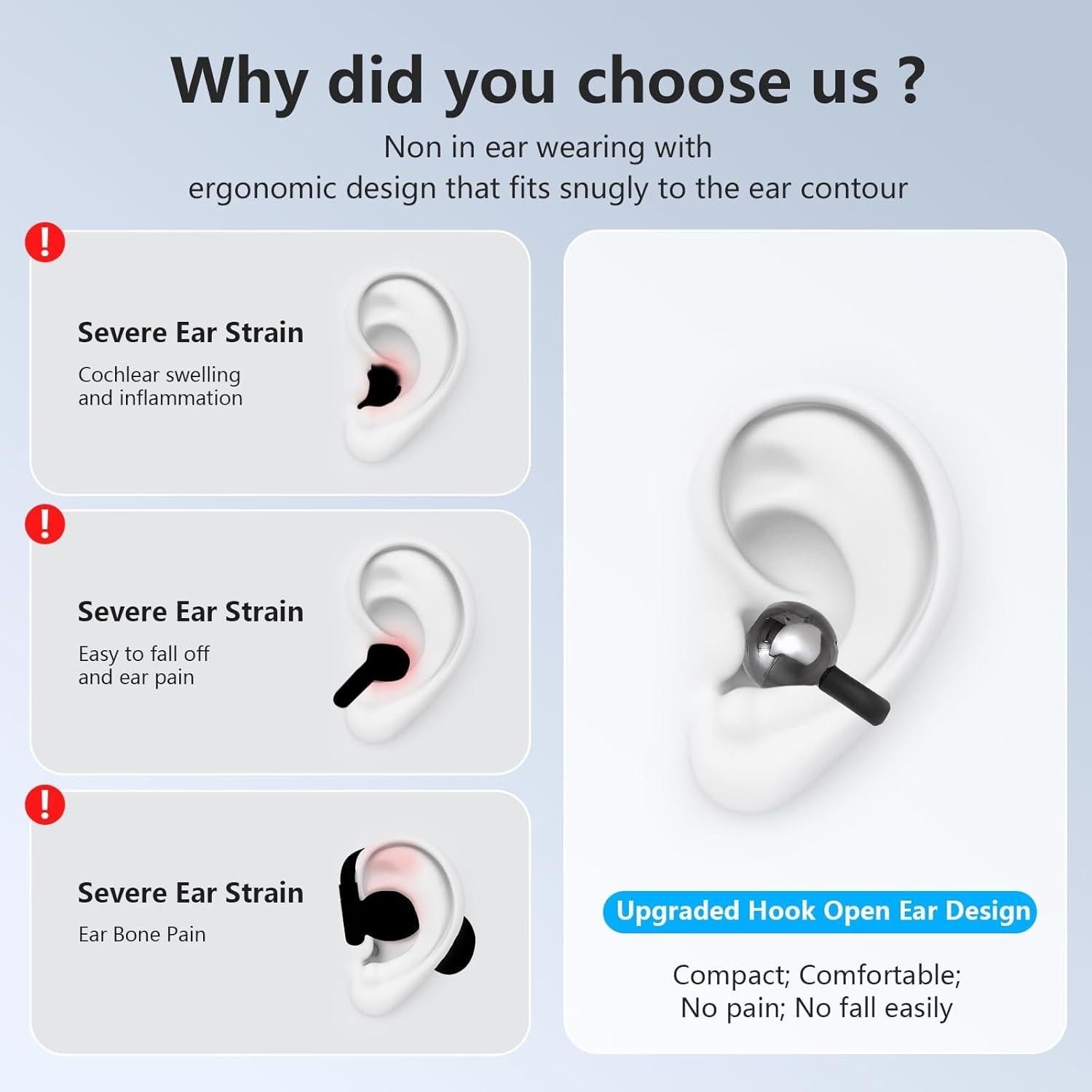 Auriculares Inalámbricos Bluetooth 5.4 TANFESO M100 IPX7 Negro