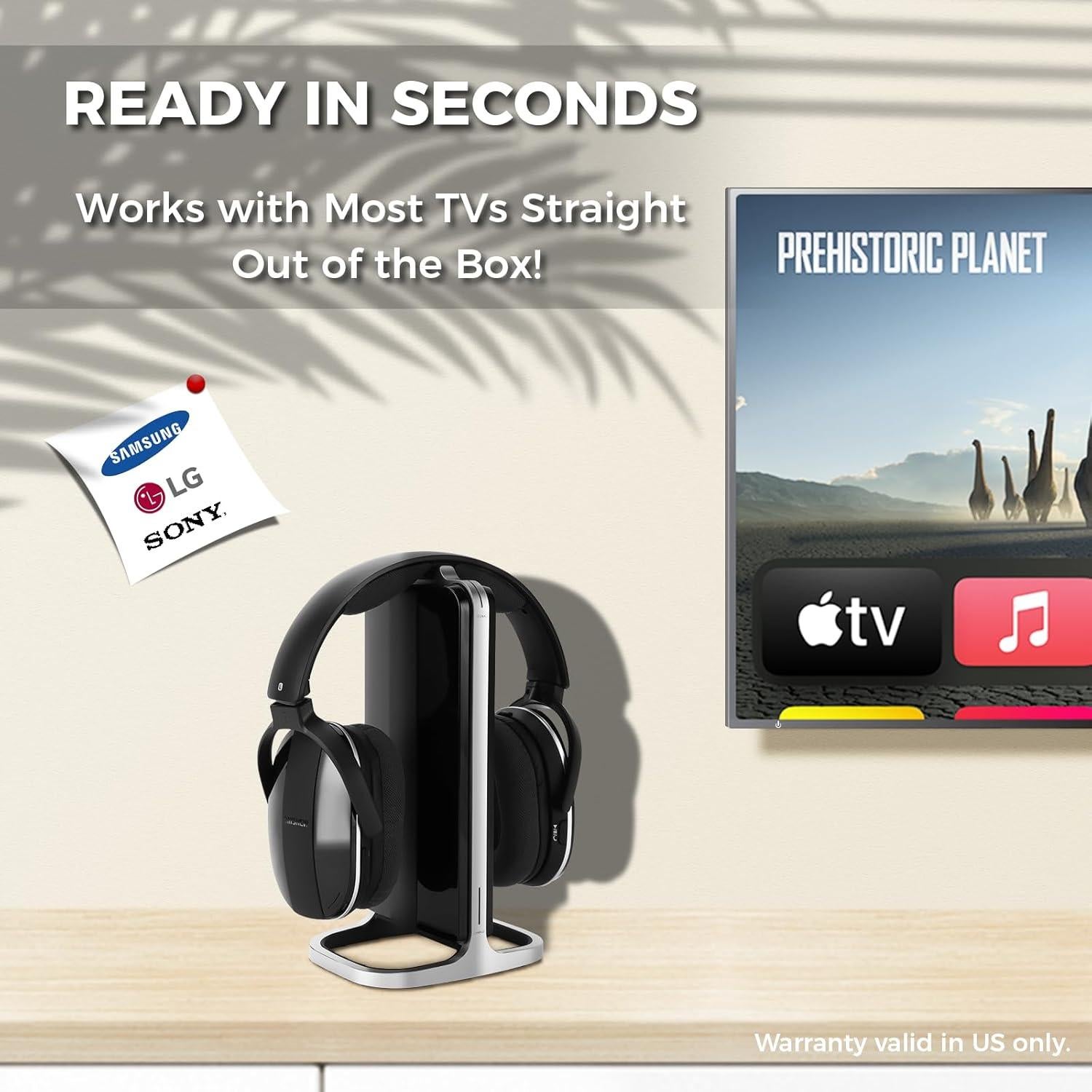 Auriculares Inalámbricos Daysnew DB100 para TV con Base de Carga