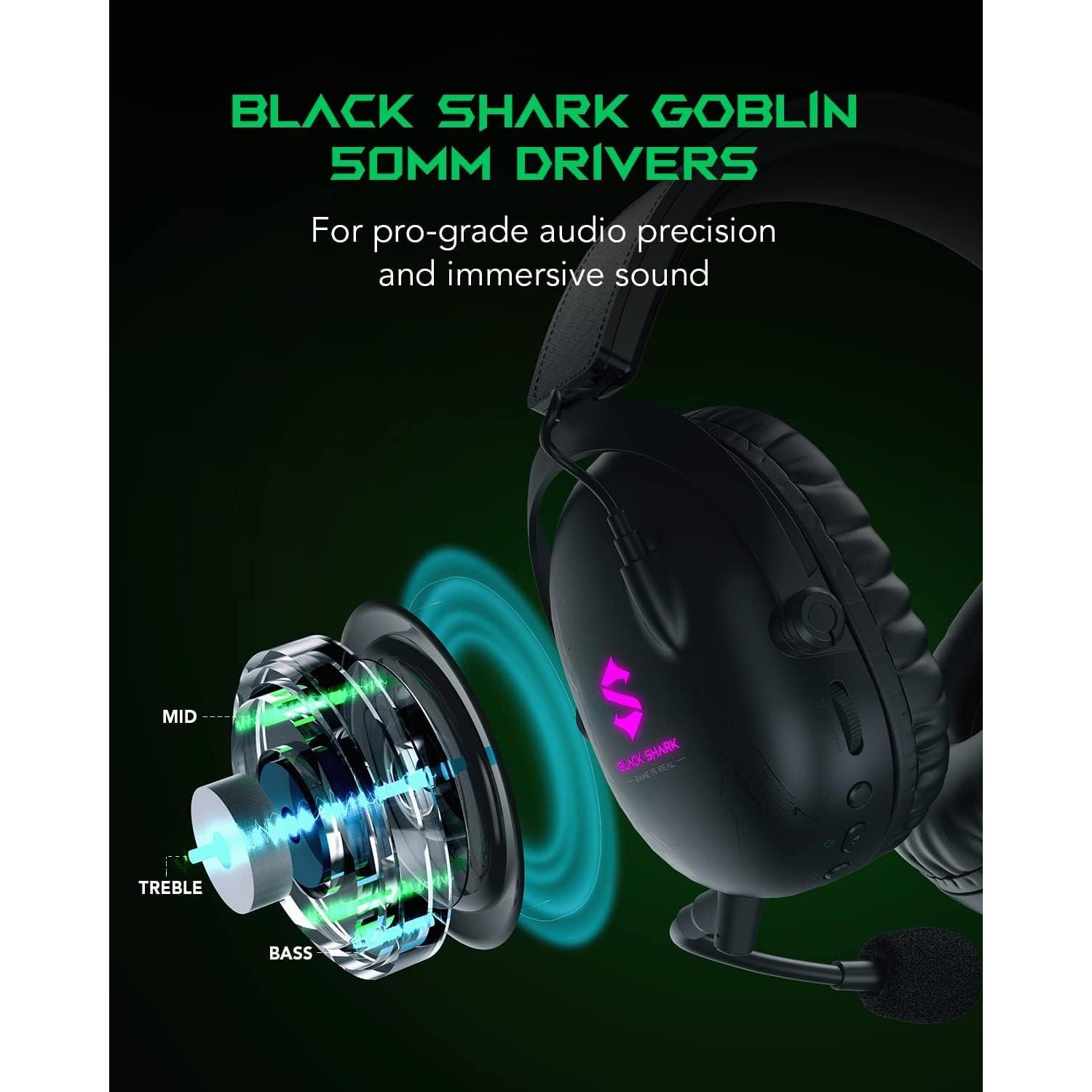 Auriculares Gaming Inalámbricos Black Shark X1 con Micrófono