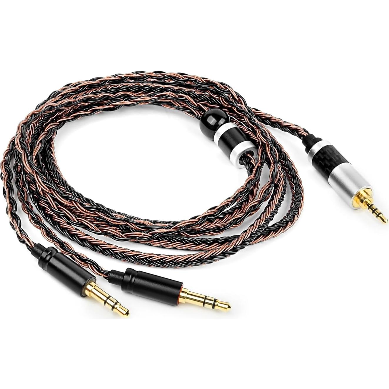 Cable balanceado 2.5mm ANLINKSHINE para Hifiman y Denon - 1.22m