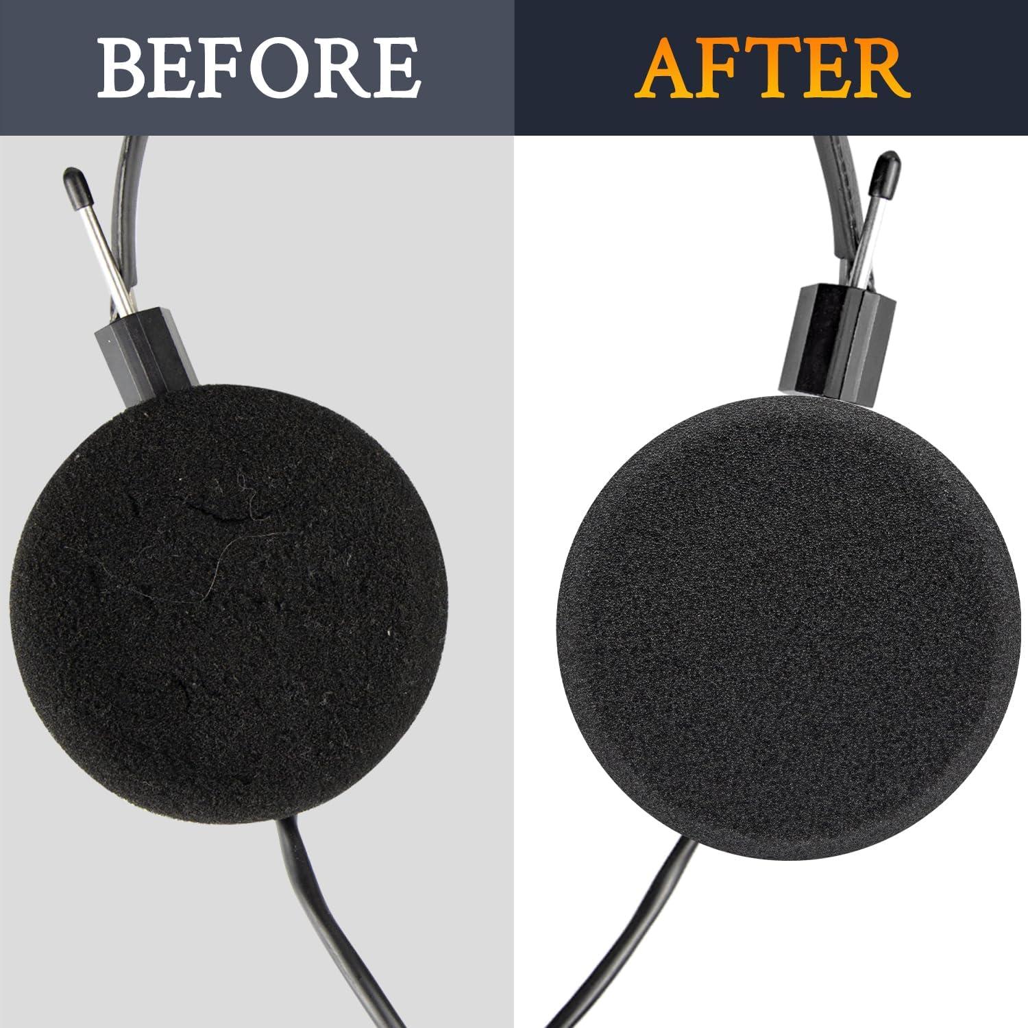 Almohadillas de Esponja SOULWIT para Auriculares SR60/SR80/SR125 - Negro