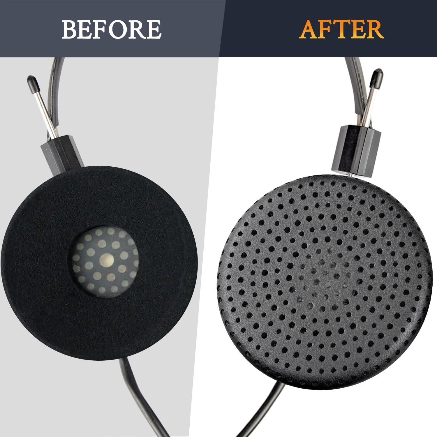 Almohadillas de Repuesto SOULWIT para Auriculares Grado GS1000/PS1000 - Negro