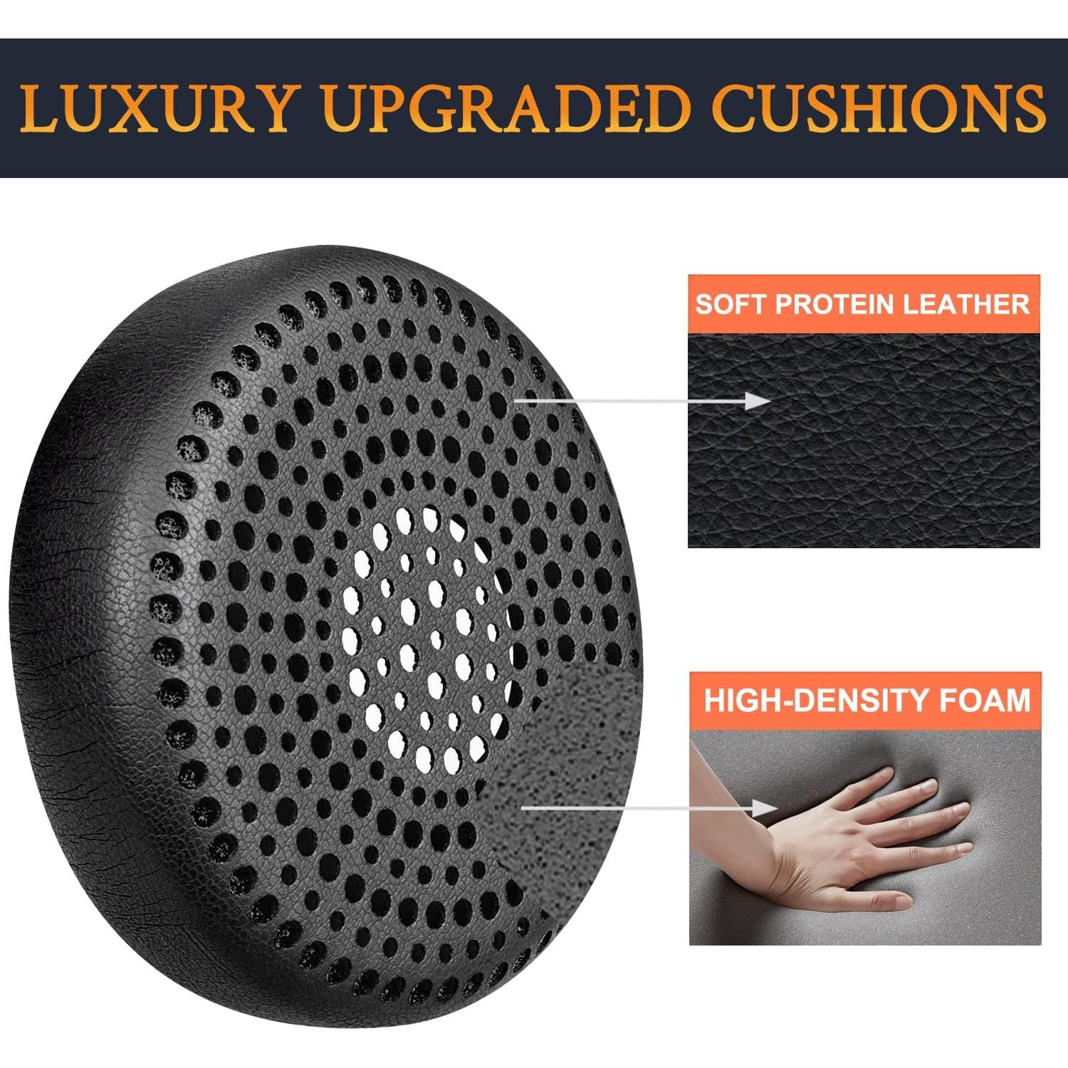 Almohadillas de Repuesto SOULWIT para Auriculares Grado GS1000/PS1000 - Negro