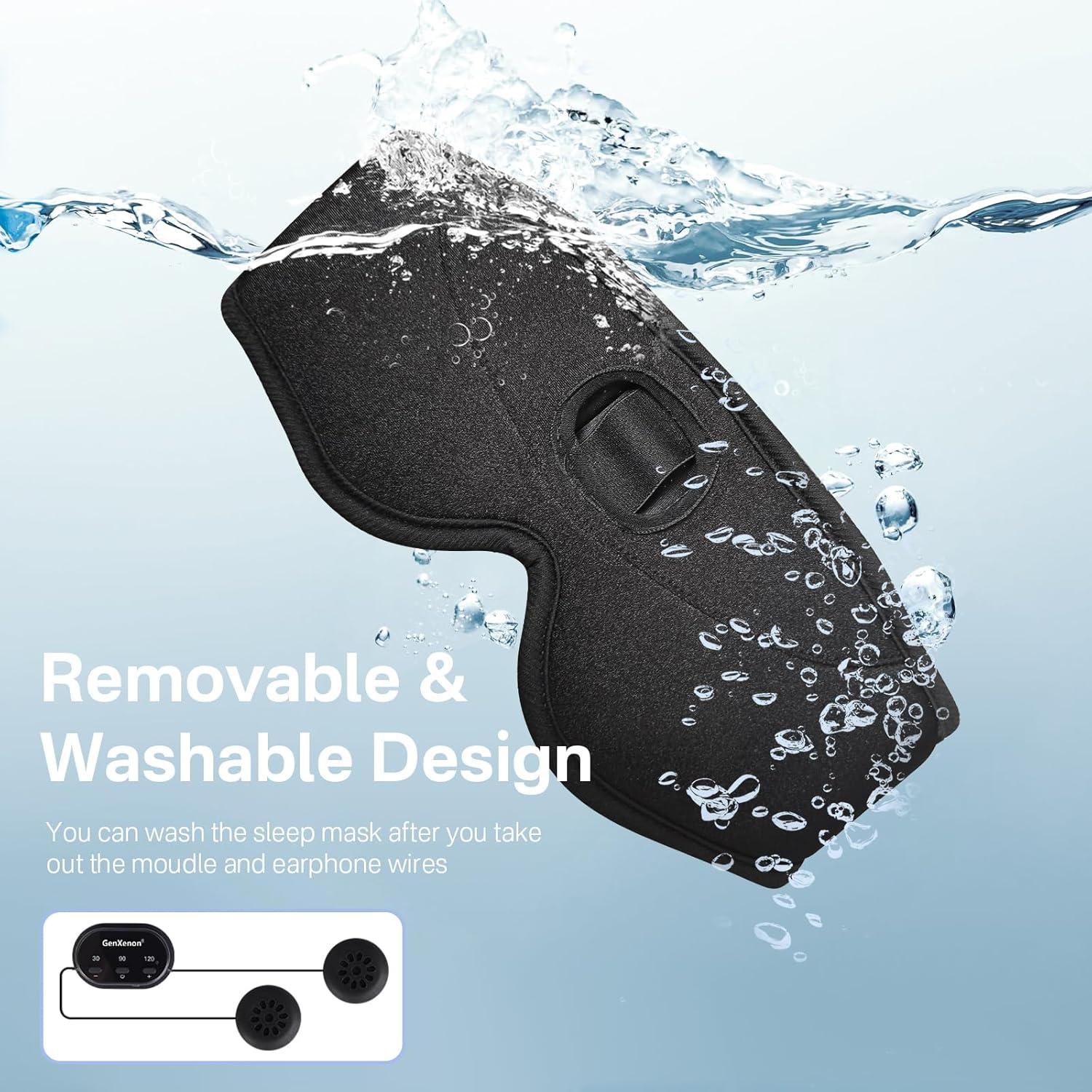 Máscara de Sueño Bluetooth GenXenon 5.2 con Sonidos Relajantes