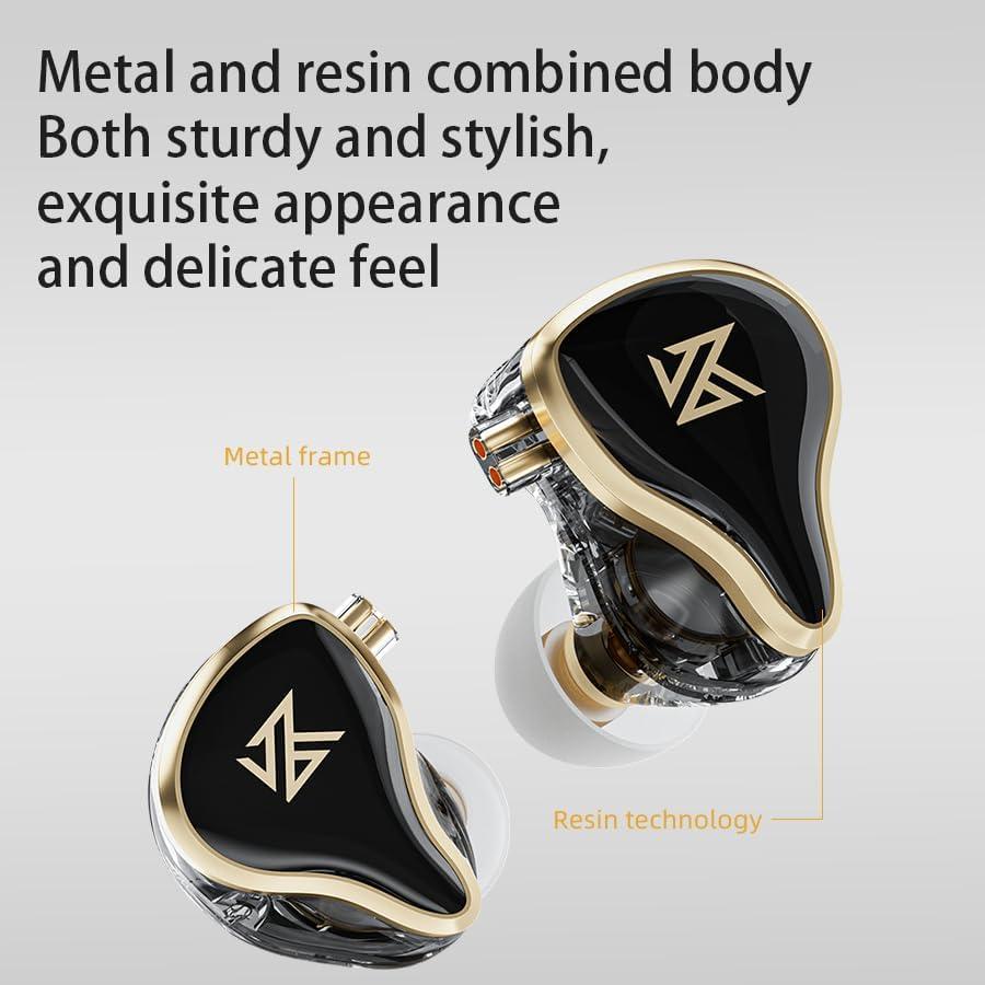 Auriculares KZ ZAS HiFi In-Ear 16 Unidades Blanco