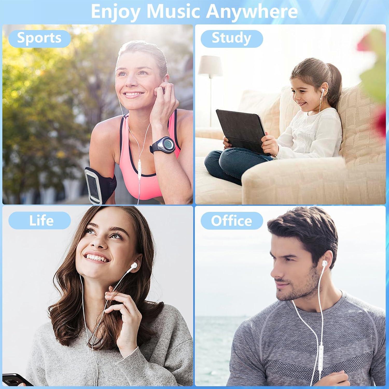 Auriculares con cable Hi-Fi esbeecables para iPhone - 2 Paquetes