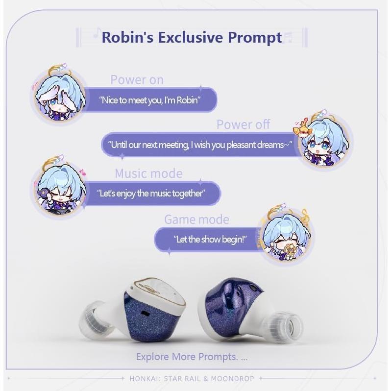 Auriculares TWS Moondrop Robin Bluetooth 5.0 ANC HiFi 9h