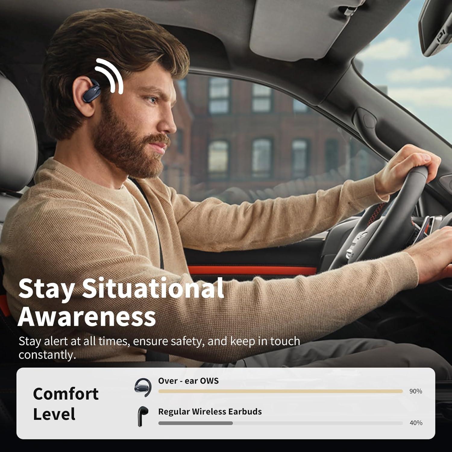 Auriculares inalámbricos SANSUI W65 Bluetooth 5.4 IPX4 30H