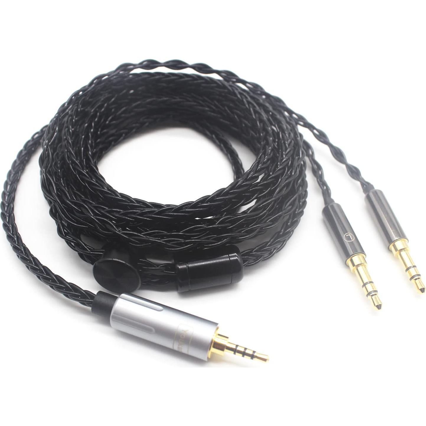 Cable de Reemplazo Youkamoo 2.5mm a Doble 3.5mm 2.02m