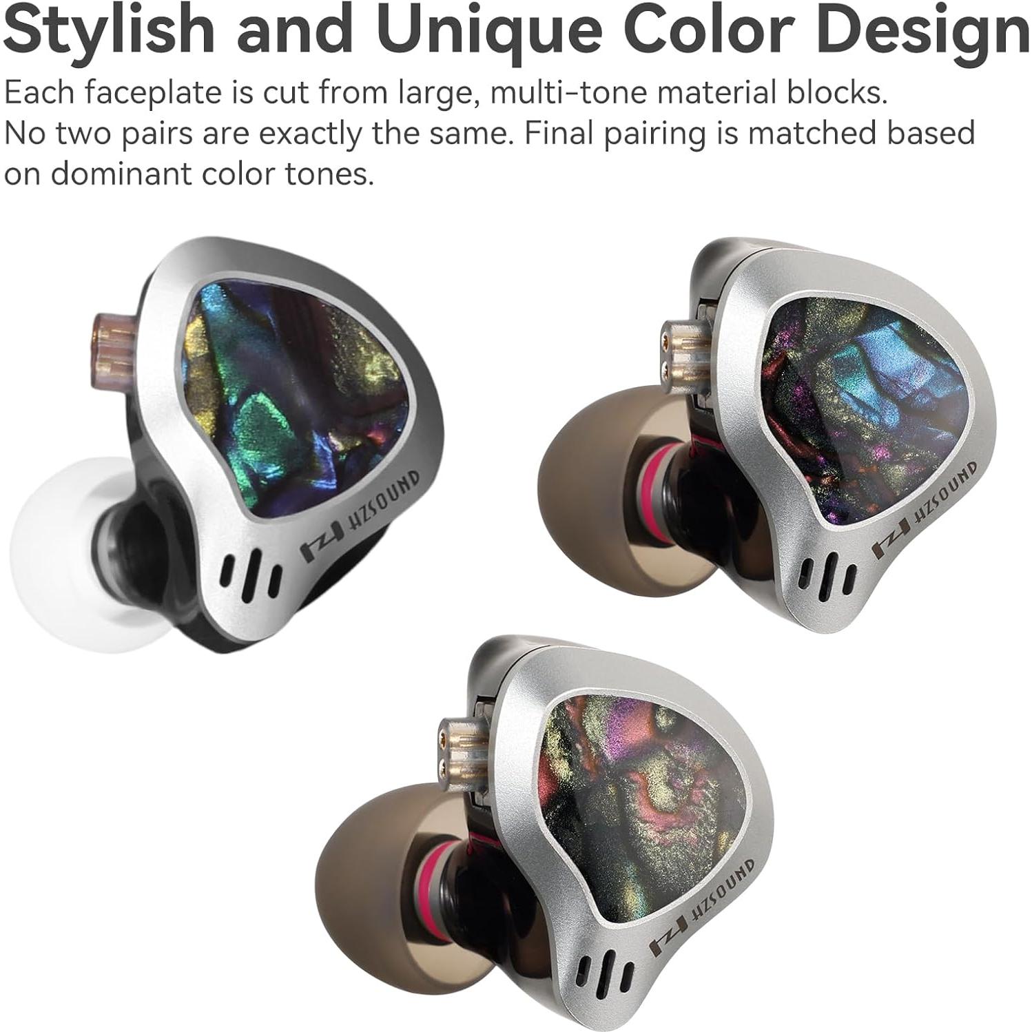 Auriculares In-Ear HZSOUND GINKGO HiFi 10mm Doble Controlador