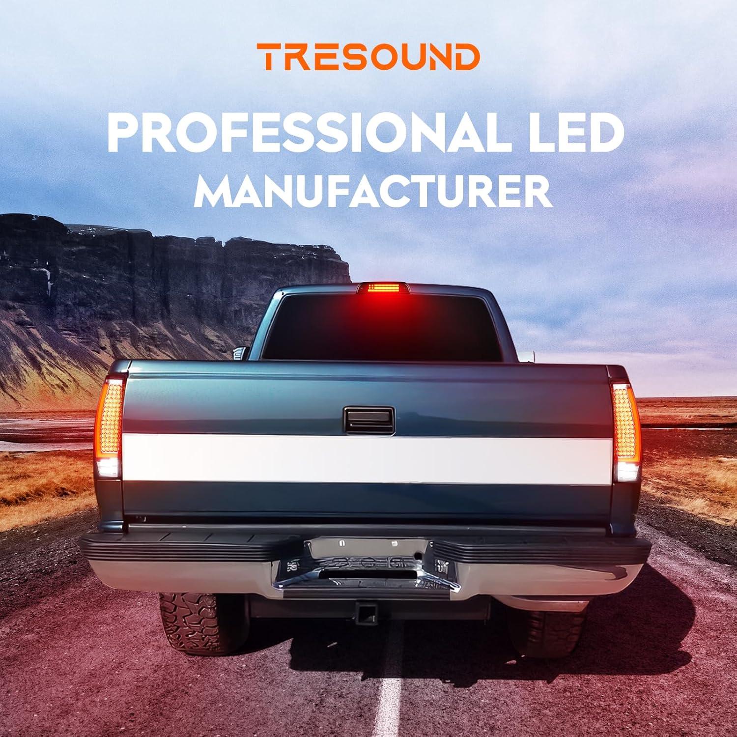 Luz Trasera LED y Tercera Luz de Freno Tresound para Toyota Tacoma 2005-2015