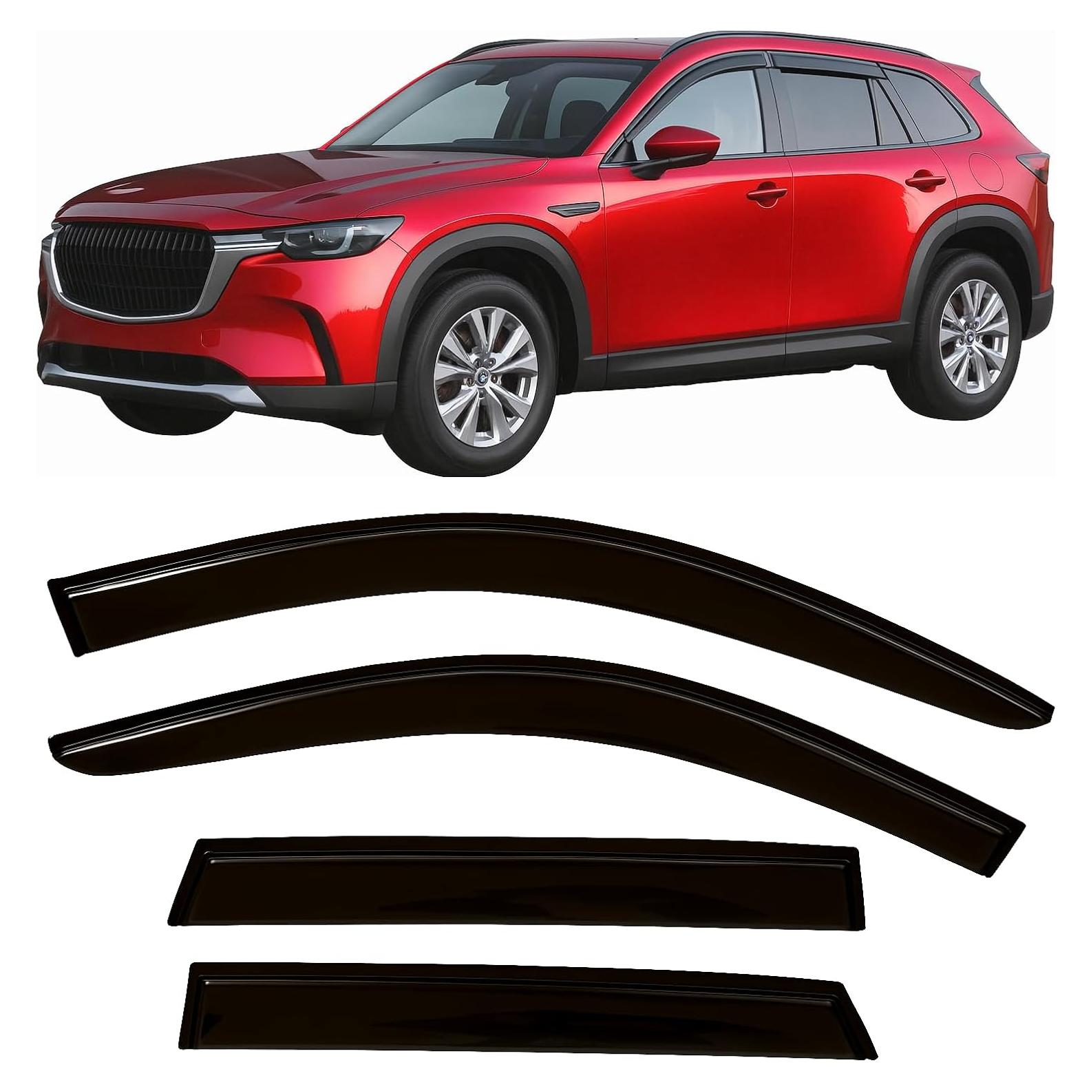 Deflectores de Lluvia Optimal Co para Mazda CX-90 y CX-70 2024-2026