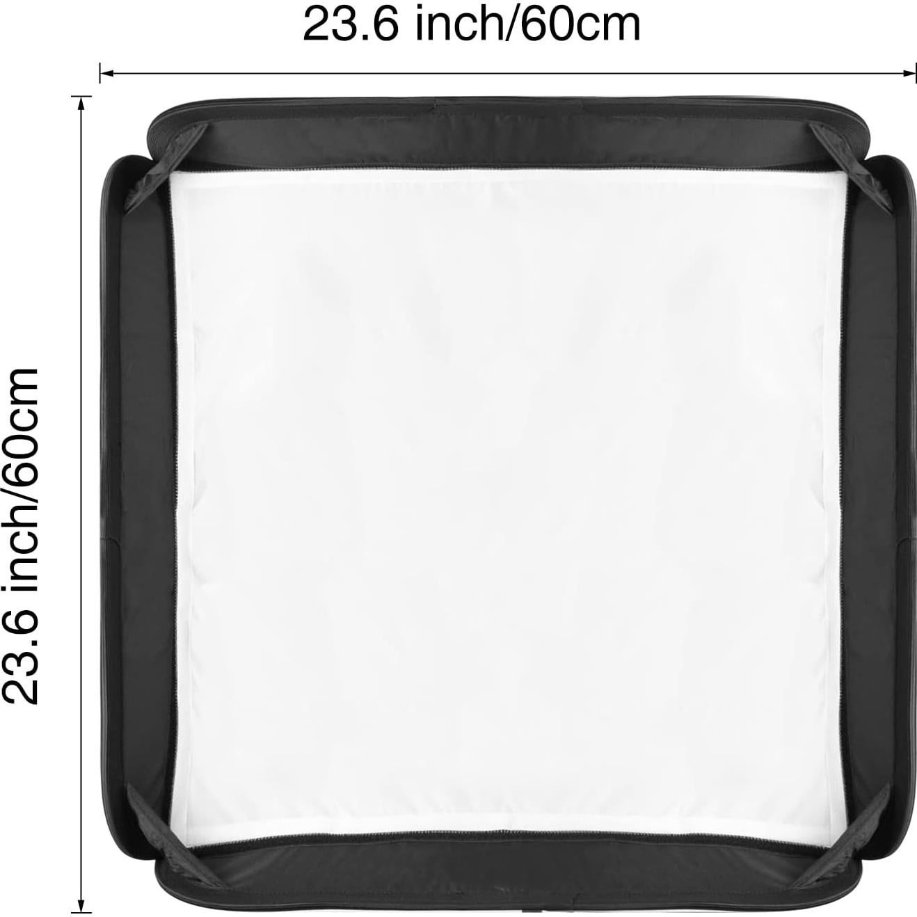 Softbox de tira Godox 60x60cm con soporte S2 Bowens