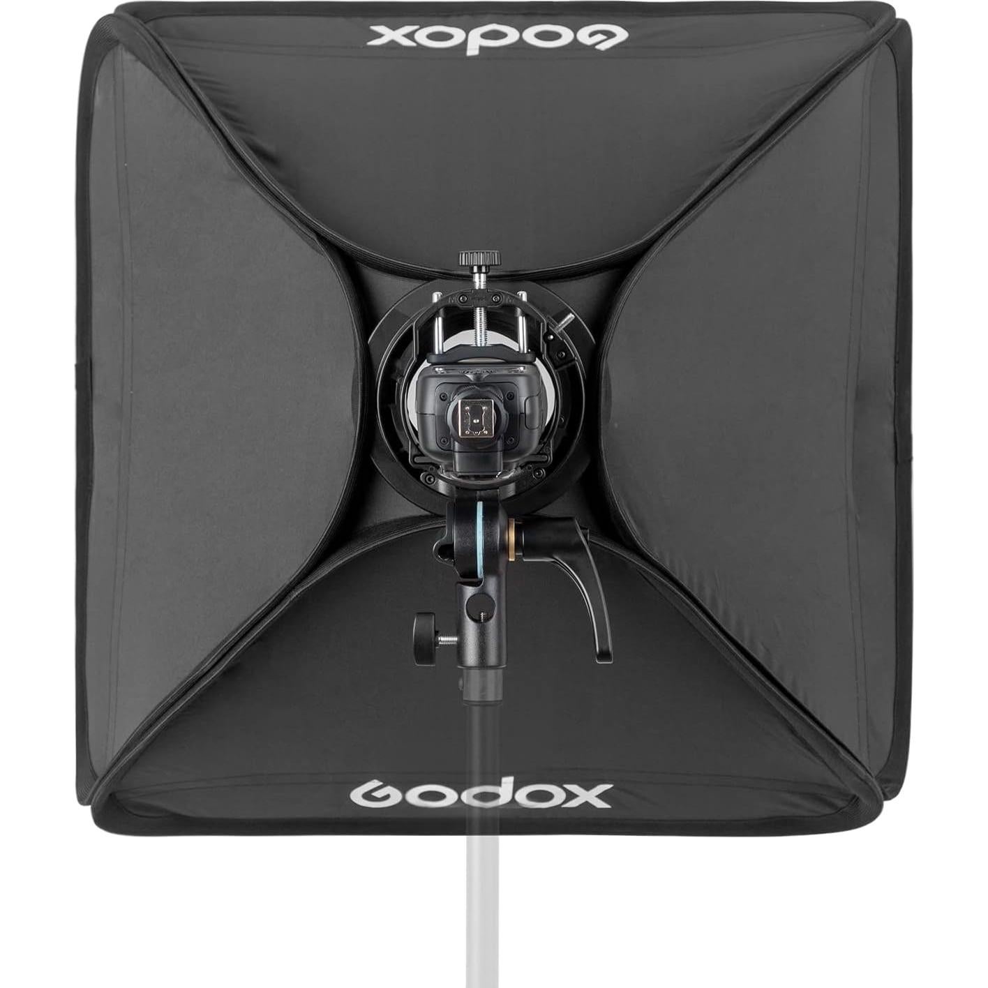 Softbox de tira Godox 60x60cm con soporte S2 Bowens