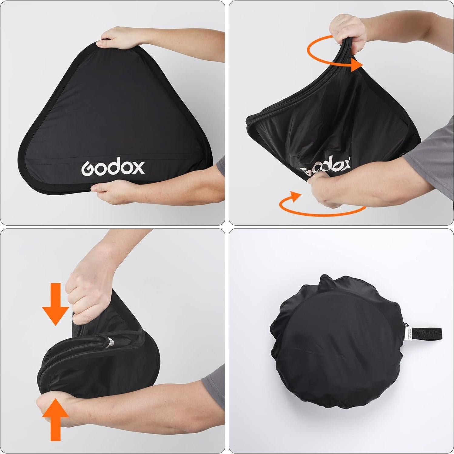 Softbox de tira Godox 60x60cm con soporte S2 Bowens