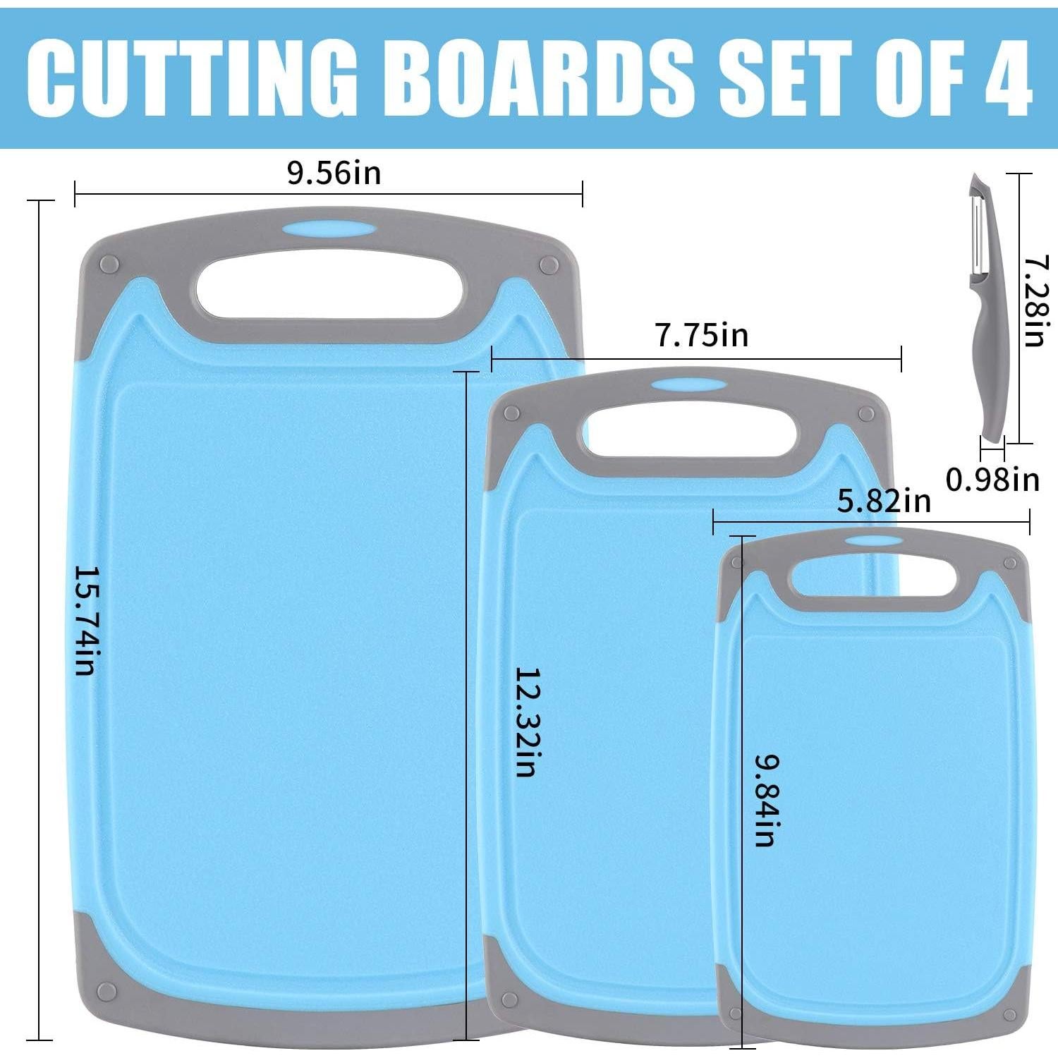 Juego de 3 Tablas de Cortar Rottogoon Antideslizantes 40cm