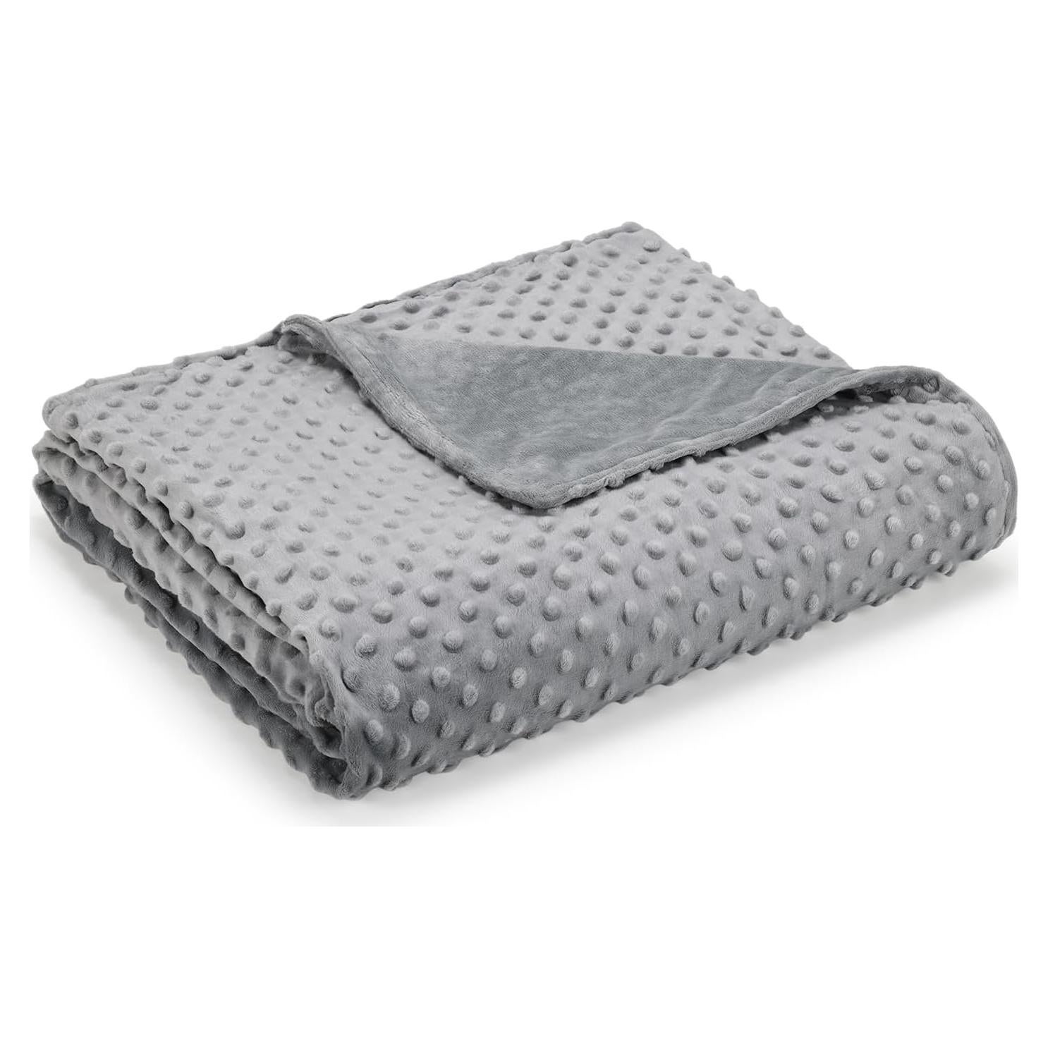 Funda de Manta con Peso Cottonblue 122x183 cm Gris Suave