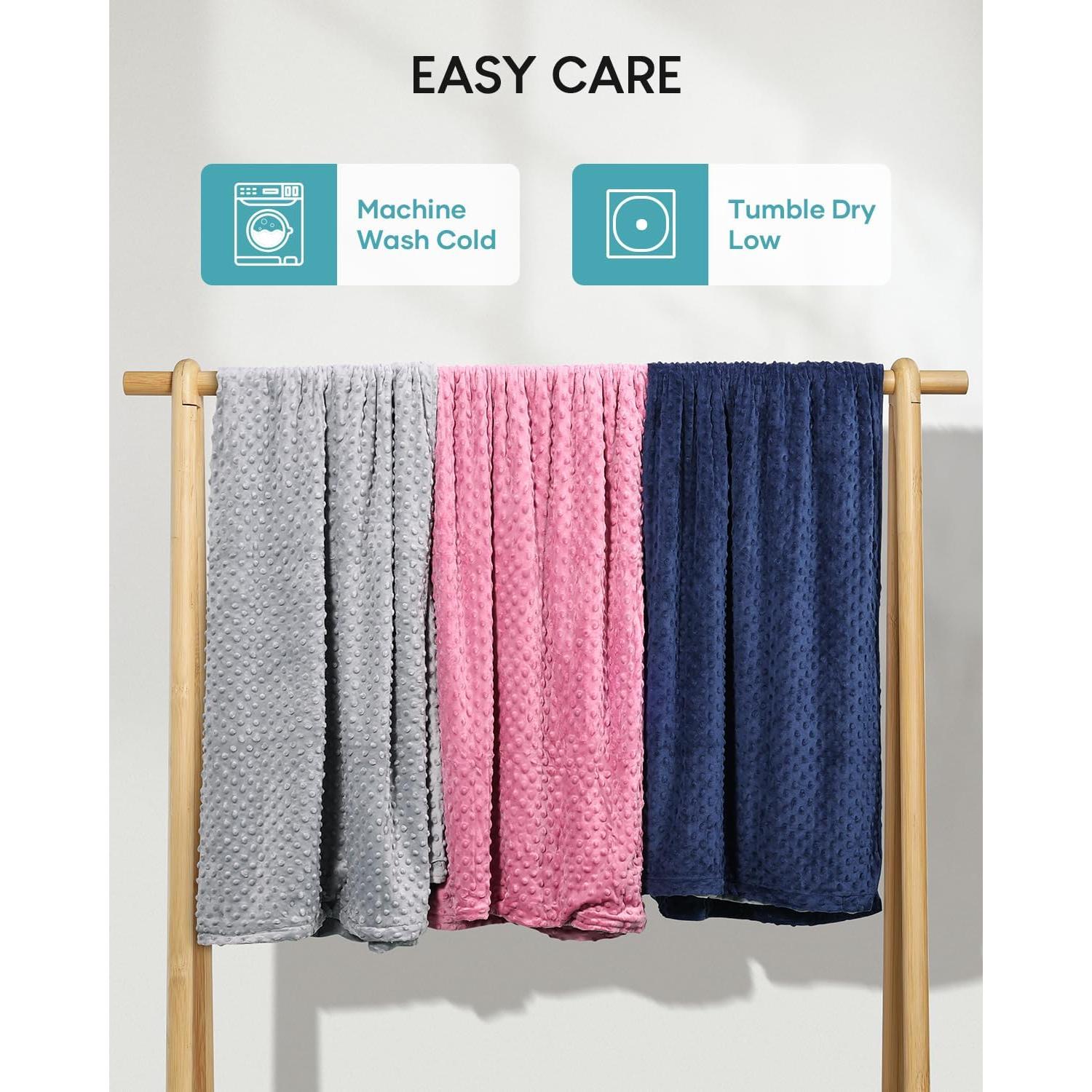 Funda de Manta con Peso Cottonblue 122x183 cm Gris Suave