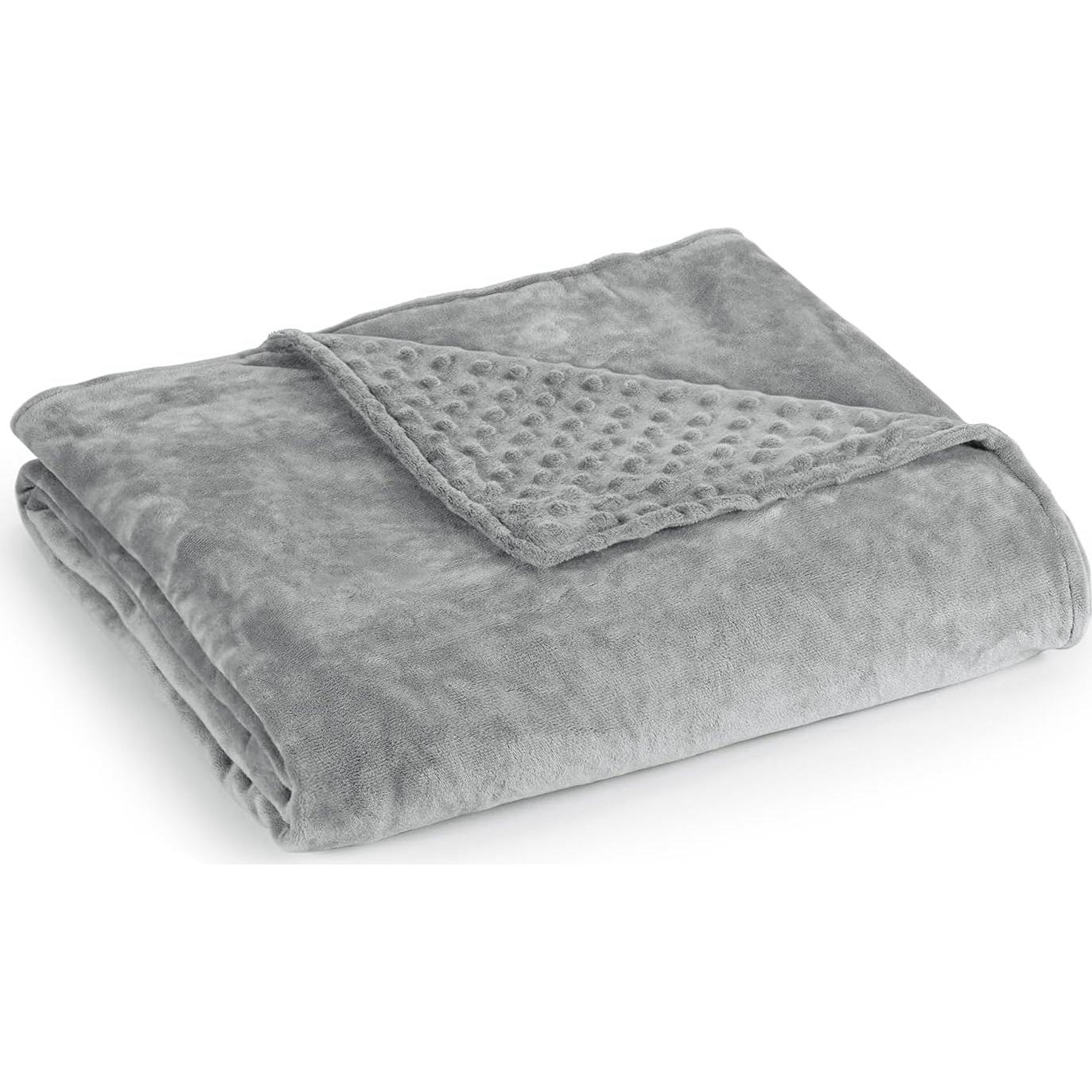Funda de Manta con Peso Cottonblue 122x183 cm Gris Suave