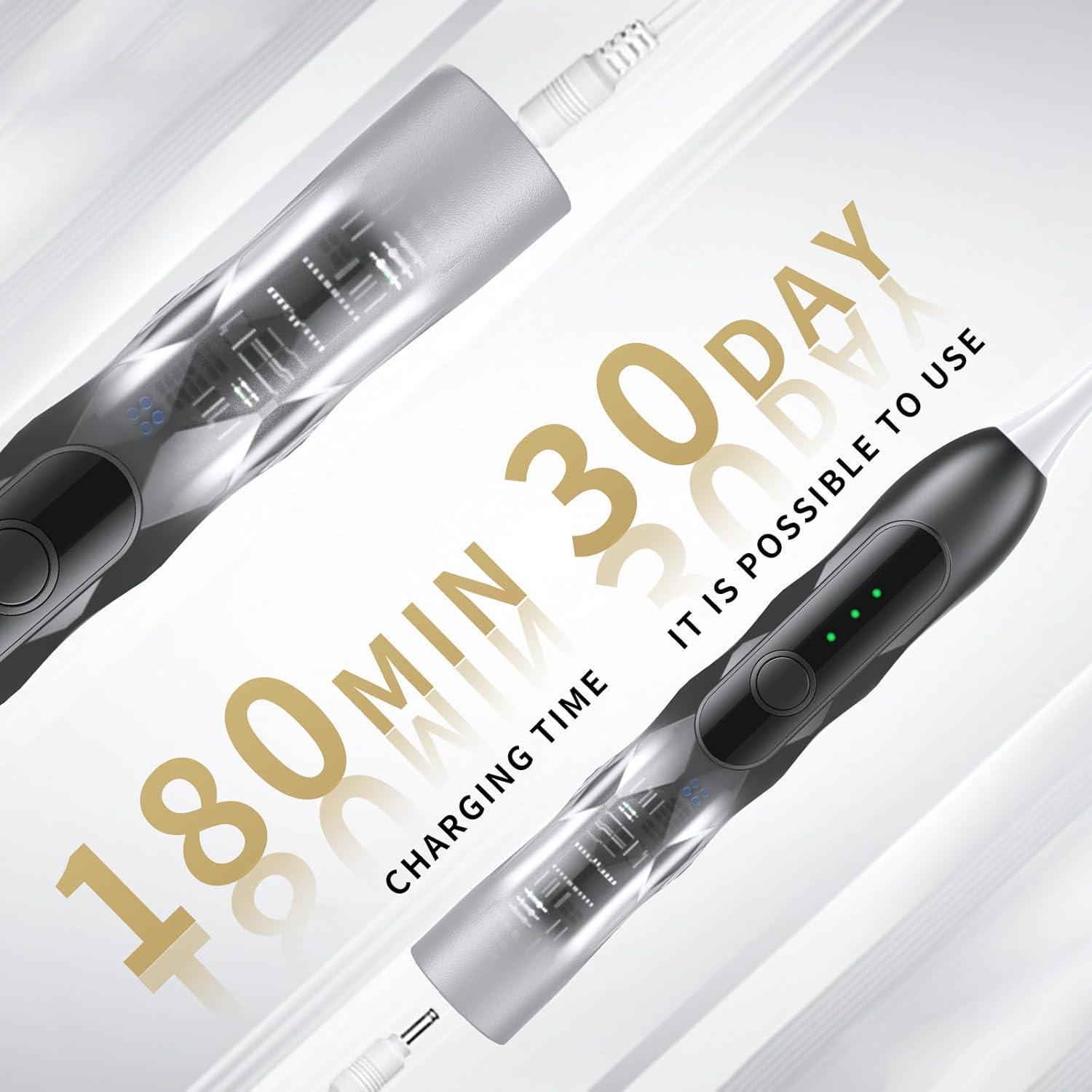 Cepillo de Dientes Eléctrico Lumivoid Sonic 48000VPM 10 Cabezas