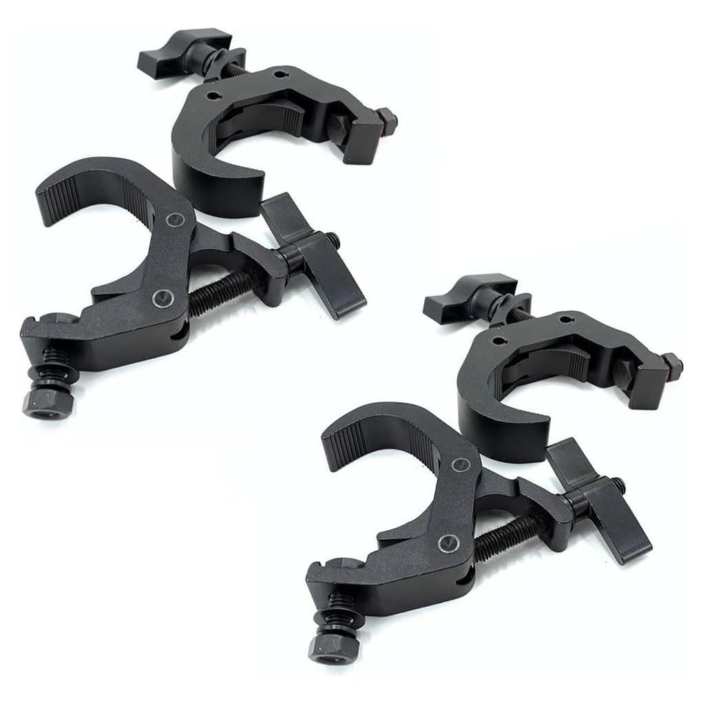 4Pack Ganchos Abrazadera Iluminación Feleolibe 440kg 4-5cm