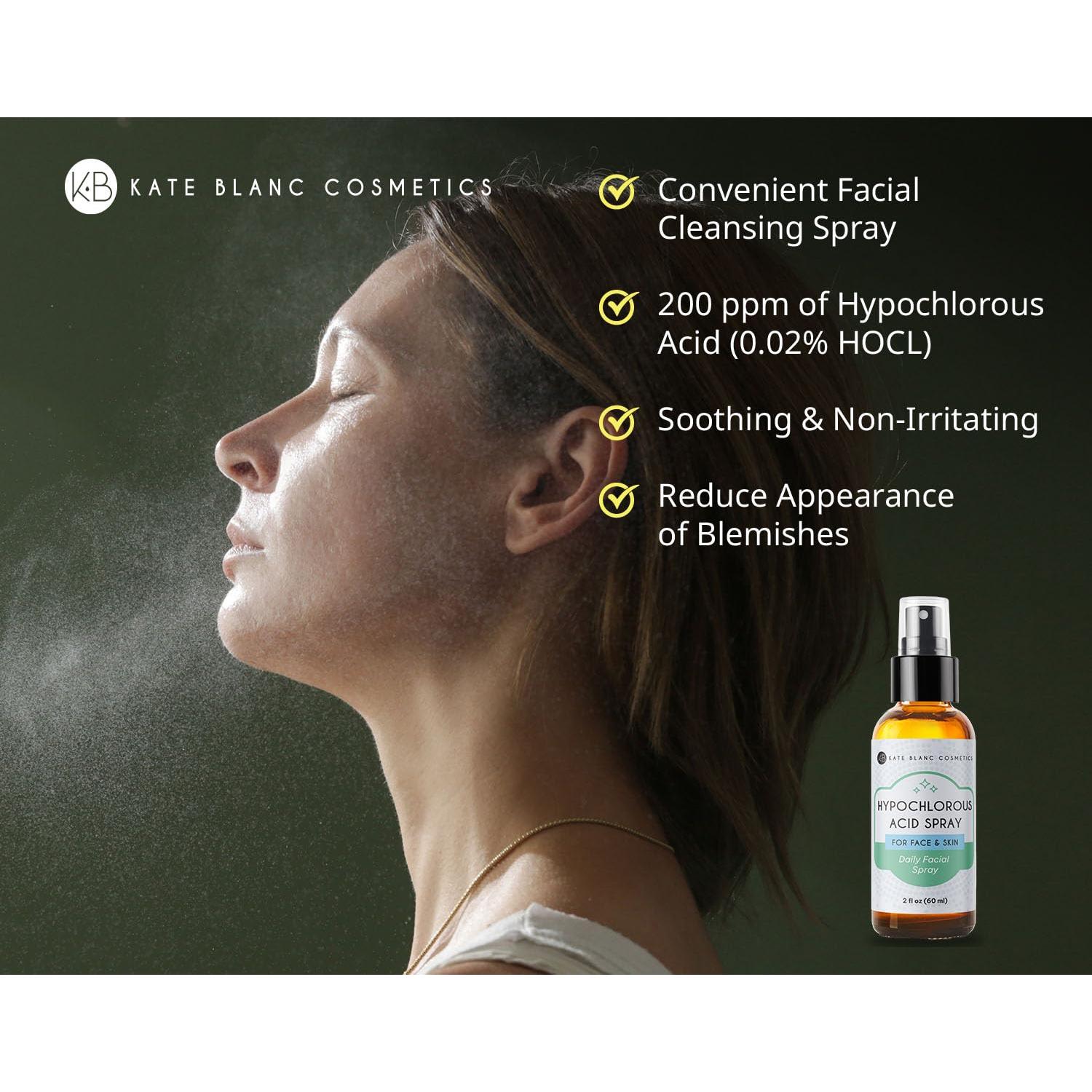 Spray Limpiador Facial Kate Blanc 59.15ml Ácido Hipocloroso