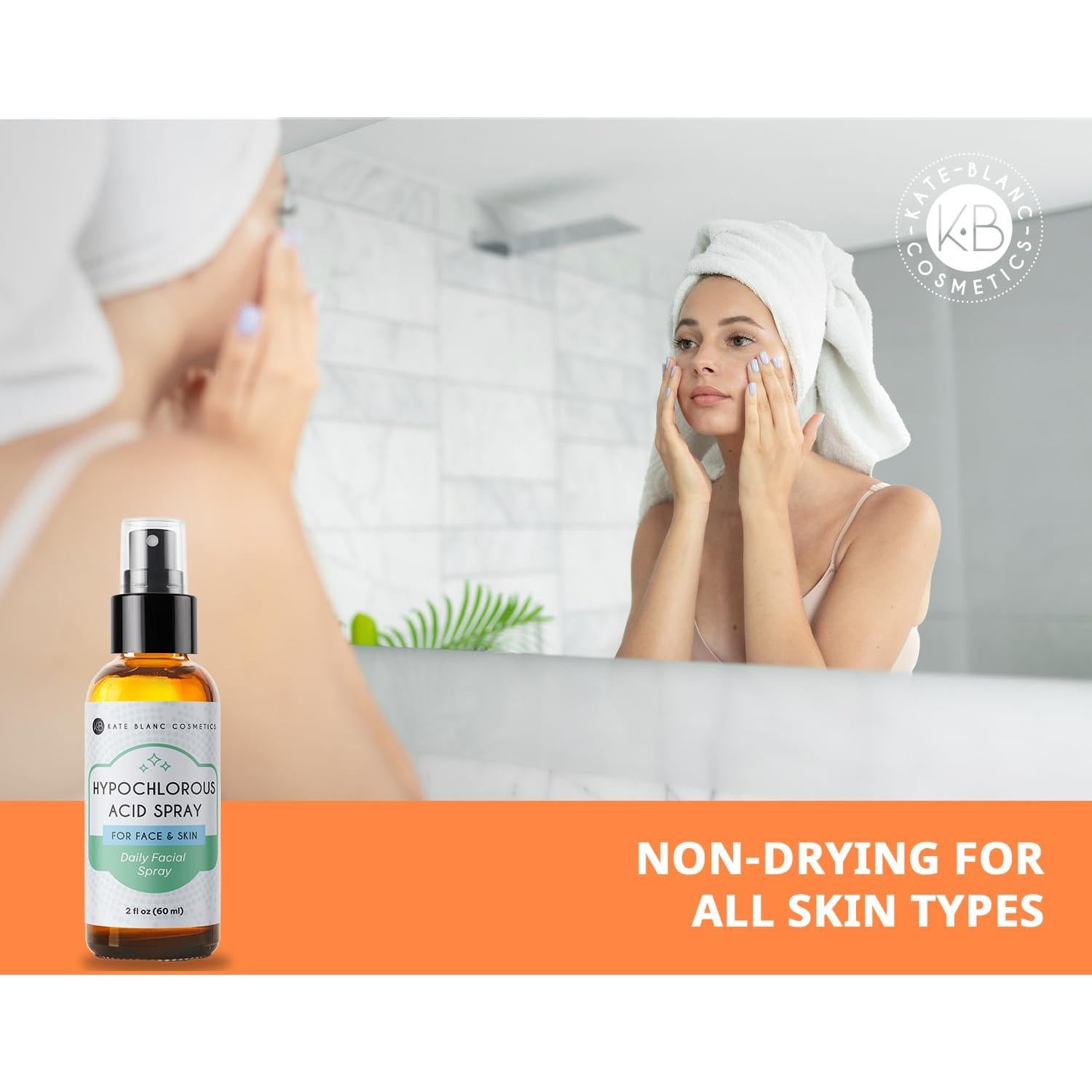 Spray Limpiador Facial Kate Blanc 59.15ml Ácido Hipocloroso