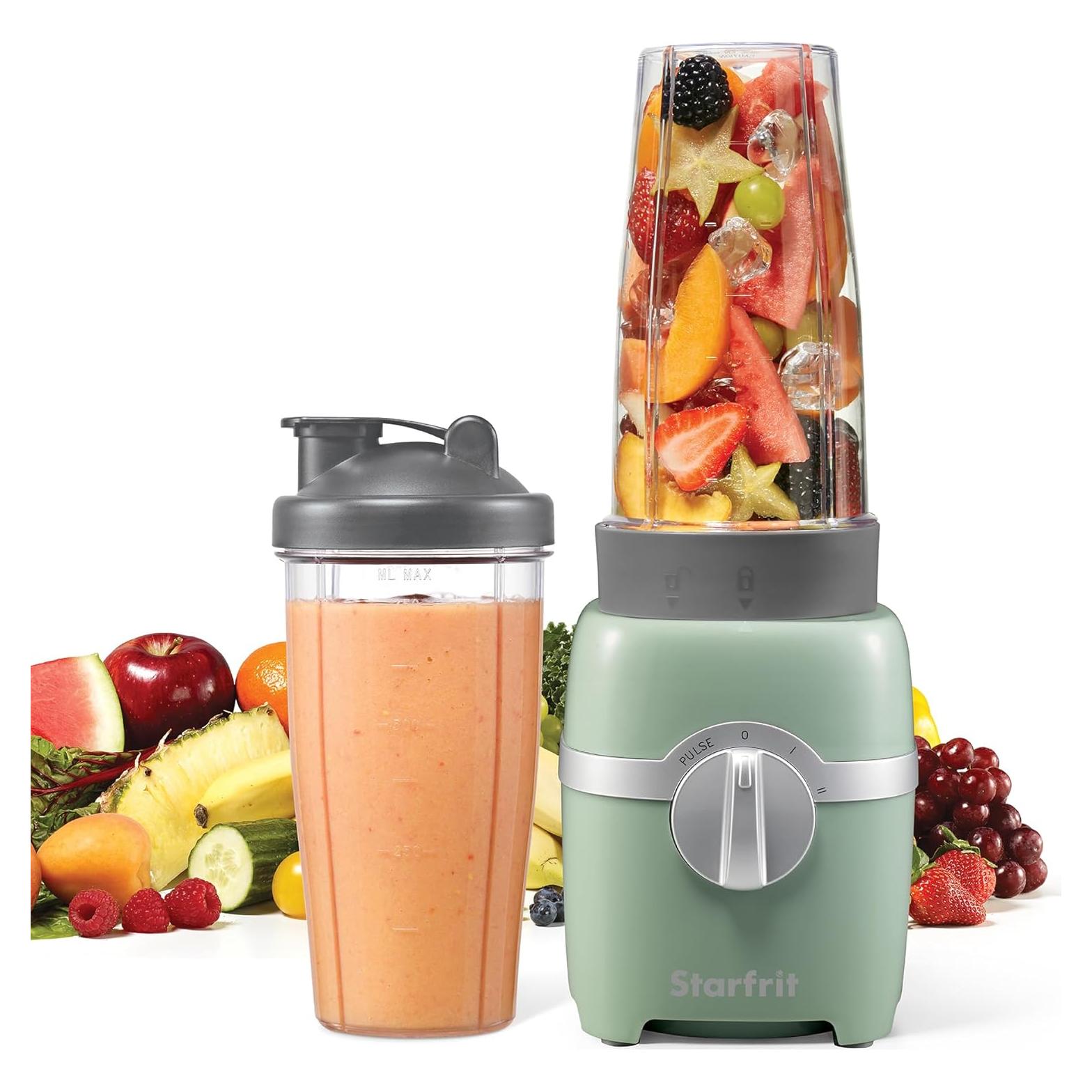 Batidora Personal Starfrit 300W - 2 Tazas 828ml - Salvia