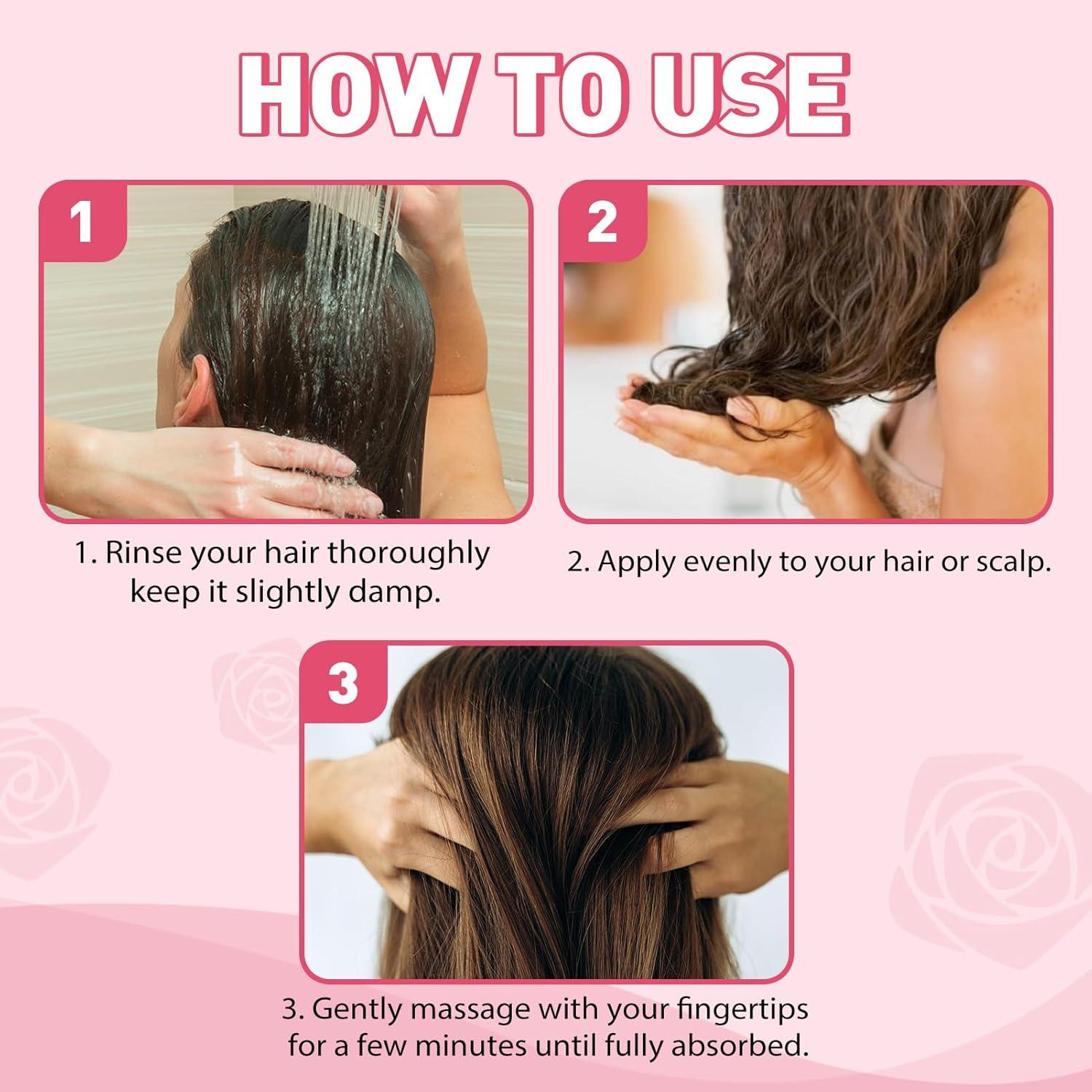 Aceite de Chebe y Rosa WOZUTUNT 118 ml - Crecimiento y Brillo