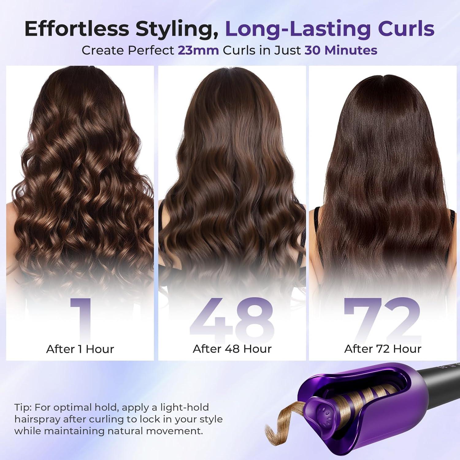 Rizador Automático Moerae 1" (2.54 cm) 3 Temperaturas Antienredos