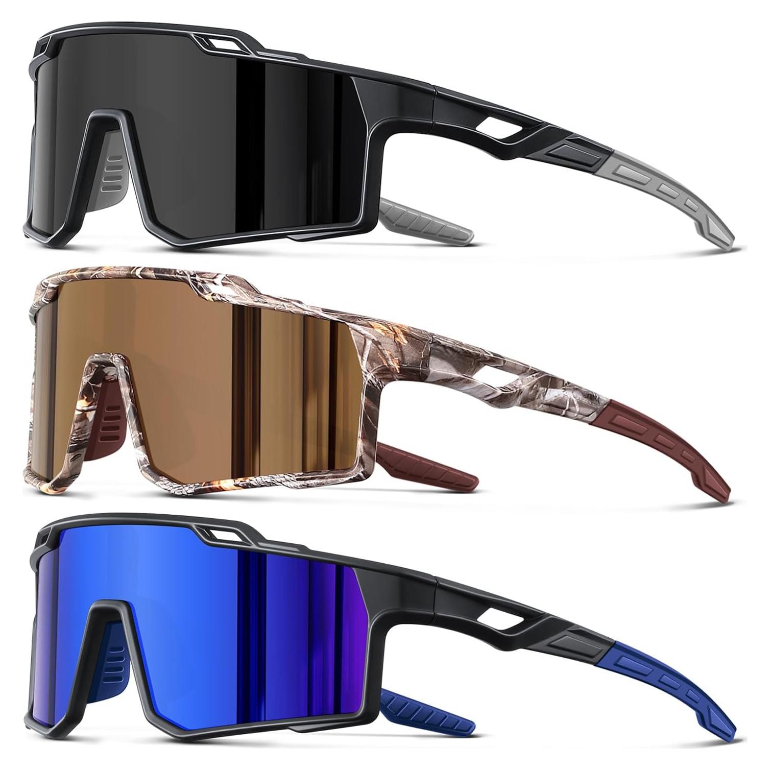 Gafas de sol deportivas polarizadas DioKiw UV protección 3pcs