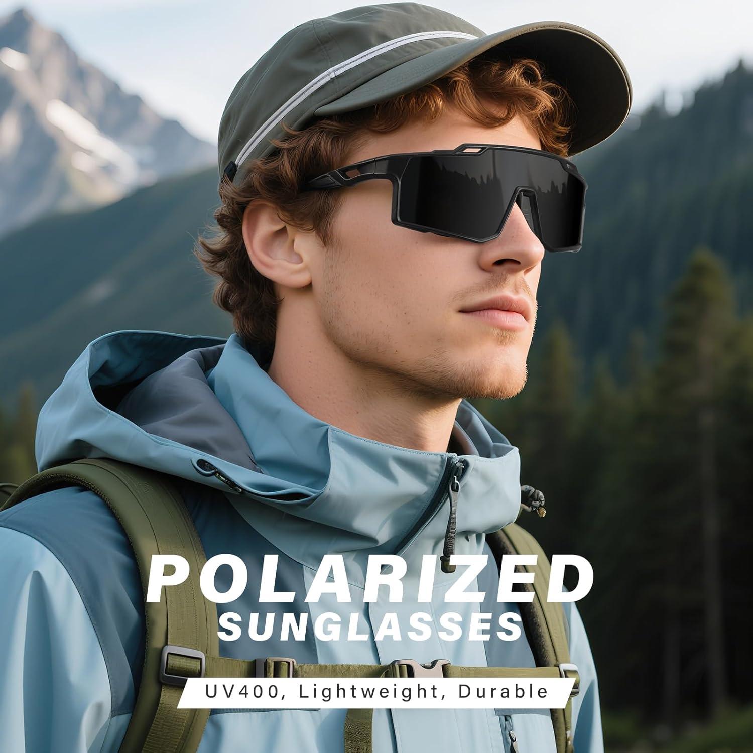 Gafas de sol deportivas polarizadas DioKiw UV protección 3pcs