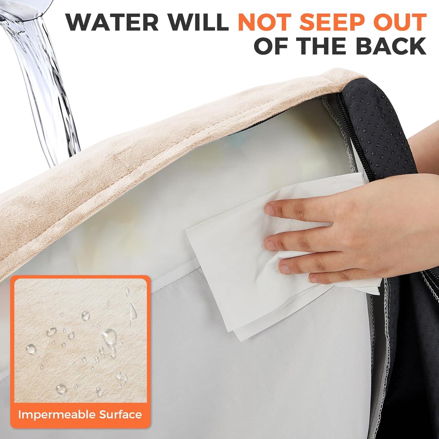 Cama Ortopédica para Perros Grandes Aeroluxe Beige 91x68cm