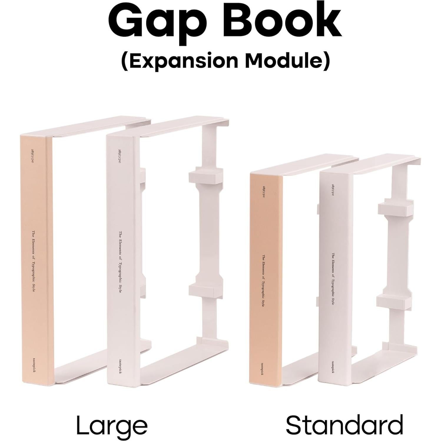 Kit de Extensión GapBook Grande Beige - Organizador Modular