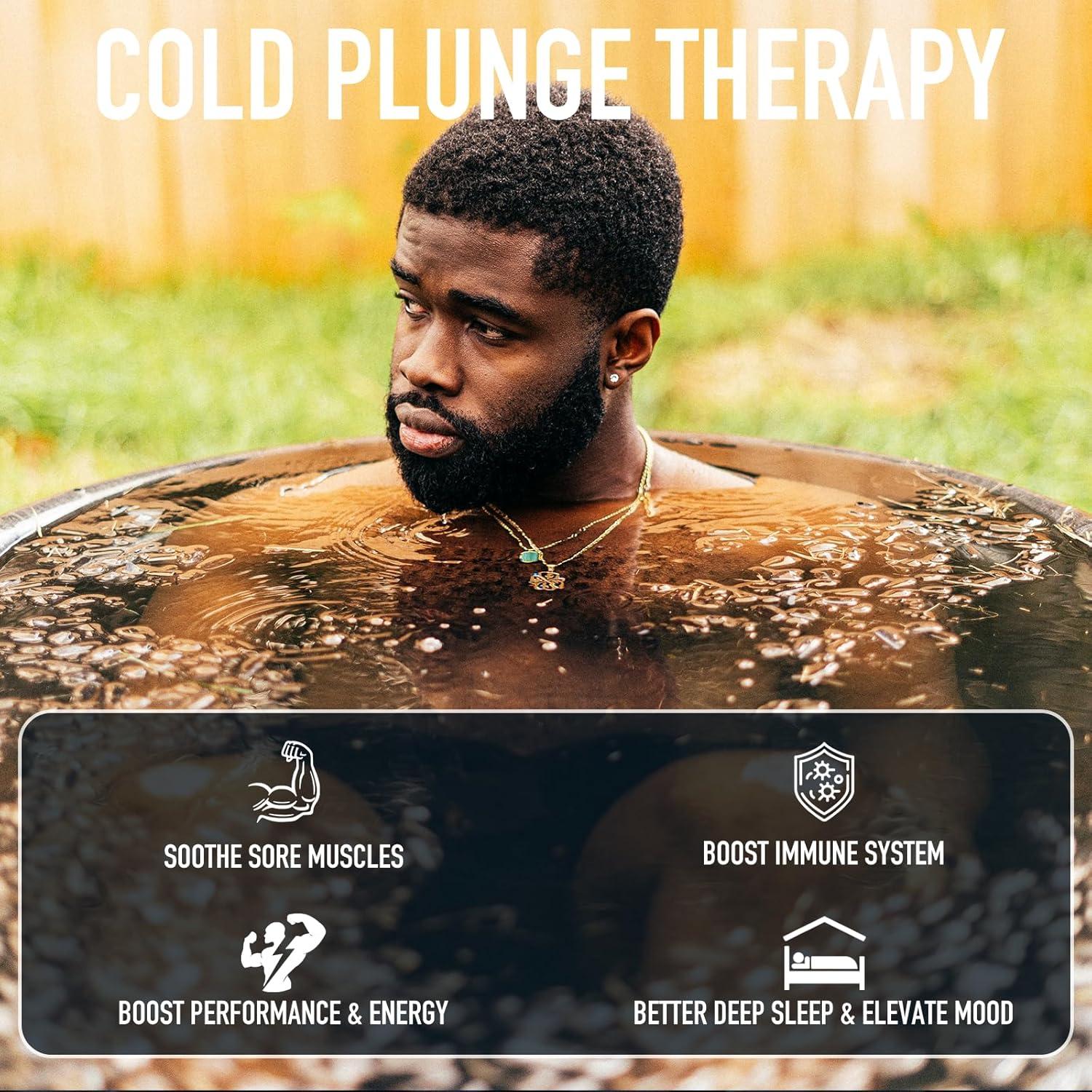 Tina de Baño de Hielo Ovalada ISIDO XXL 560L con Tapa