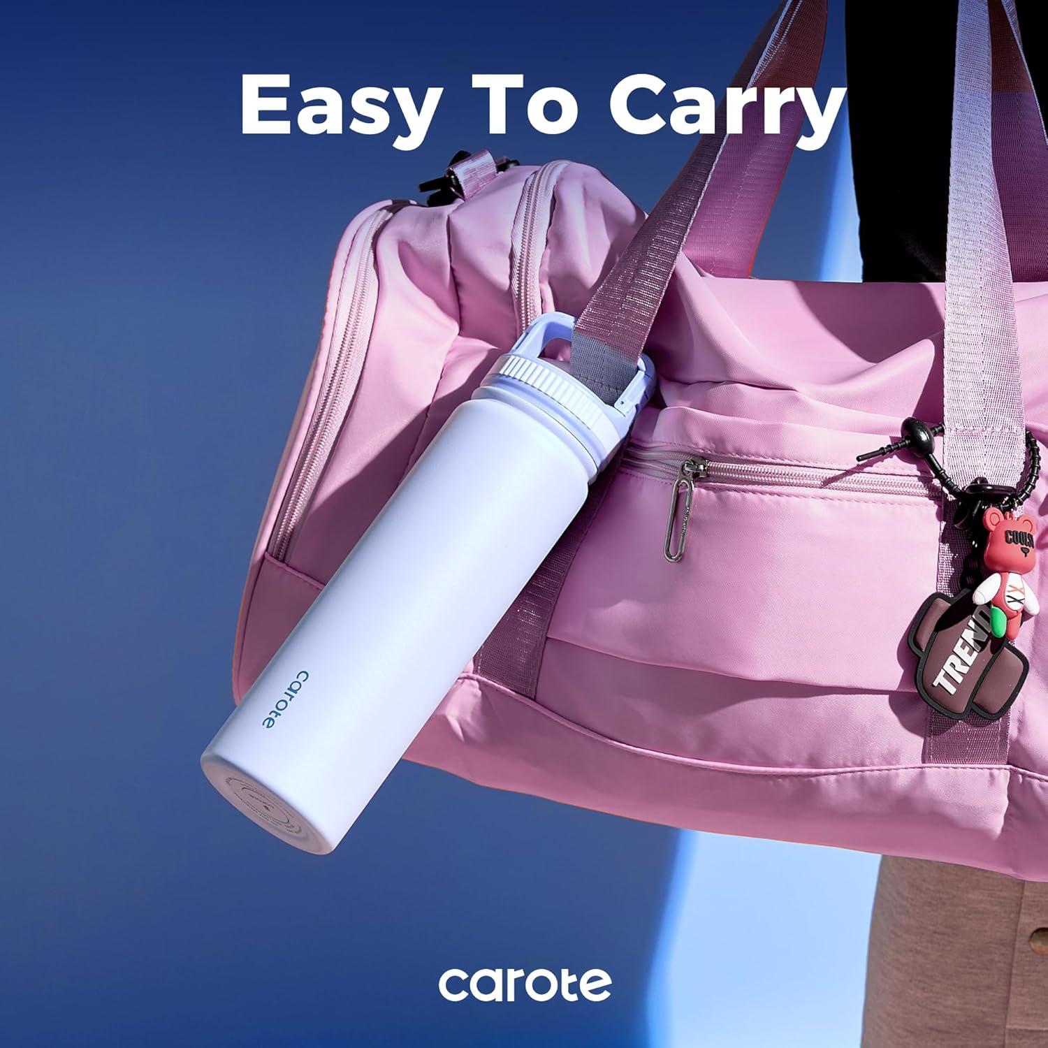 Juego de 3 Botellas de Agua Aisladas CAROTE 2420 ml Azul