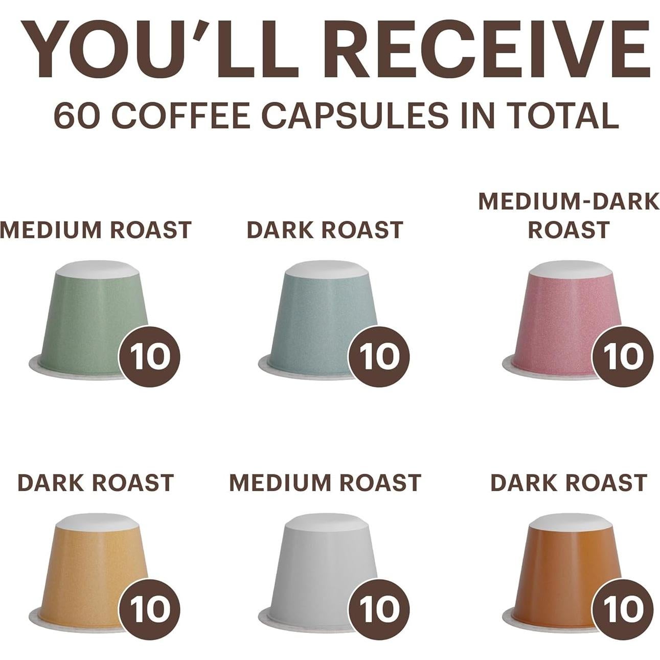 Cápsulas de Café Orgánico G Grana 60 Unidades para Nespresso