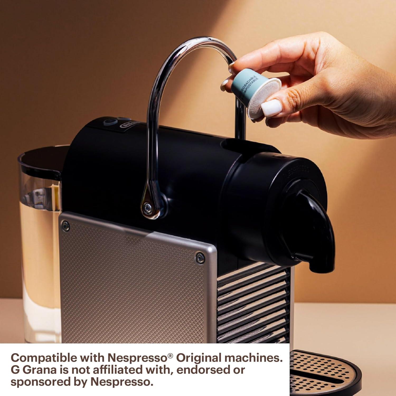 Cápsulas de Café Orgánico G Grana 60 Unidades para Nespresso