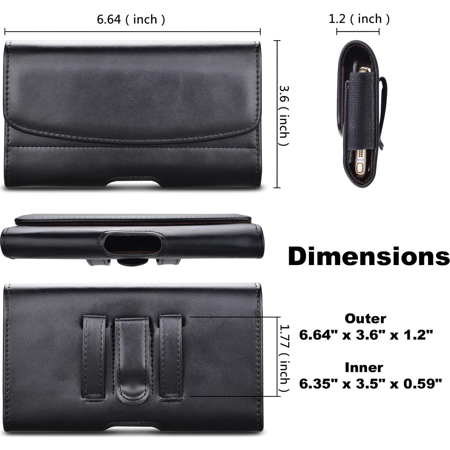 Funda de Cinturón Takfox para Smartphones hasta 16.51 cm