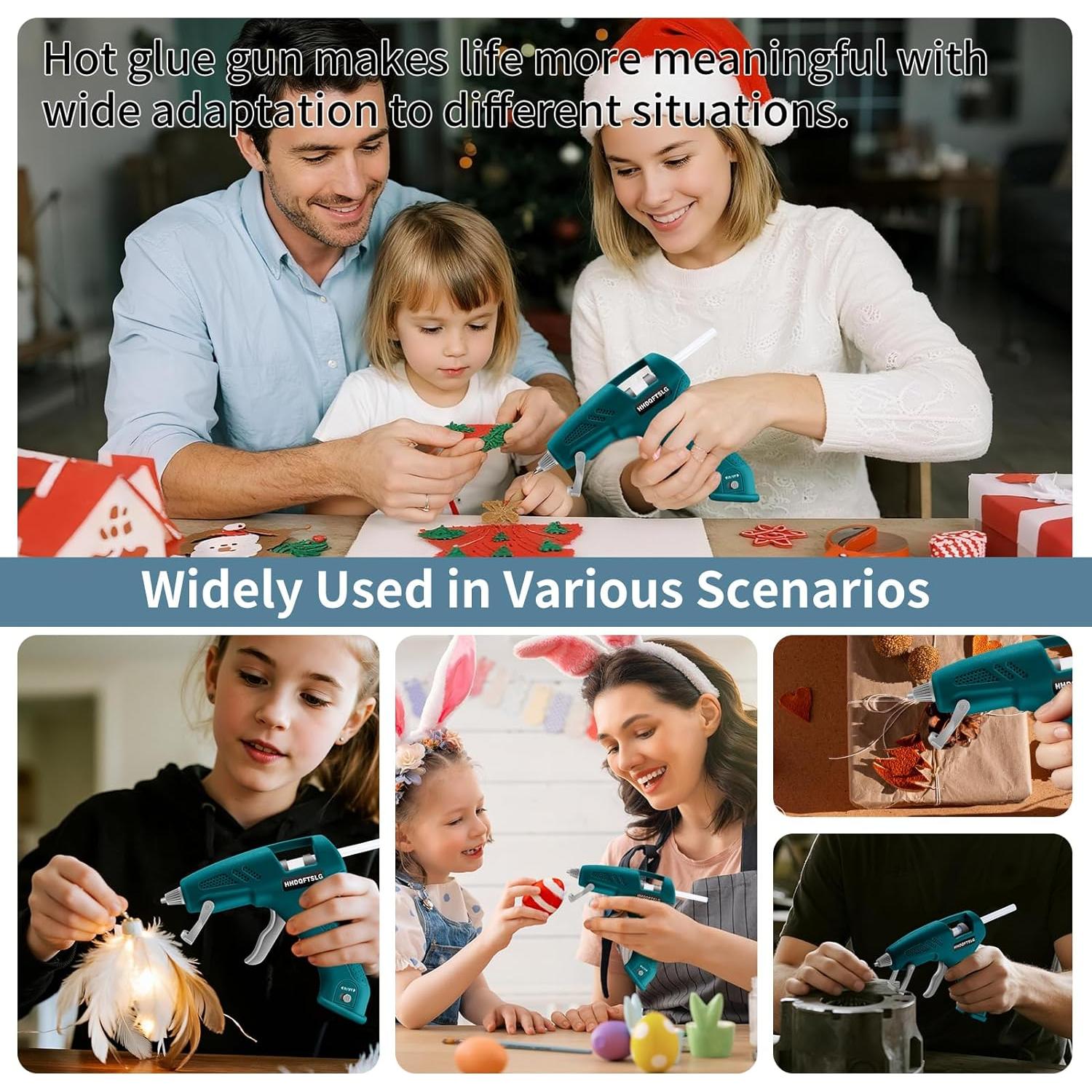 Pistola de Pegamento Caliente Inalámbrica HHDQFTSLG 20W 30 Barras