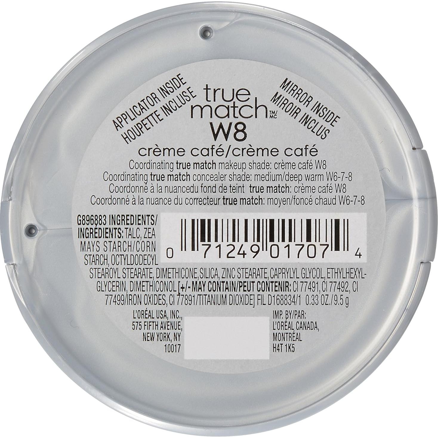 Polvo Super Mezclable L'Oréal Paris True Match 9.4g Café Crema