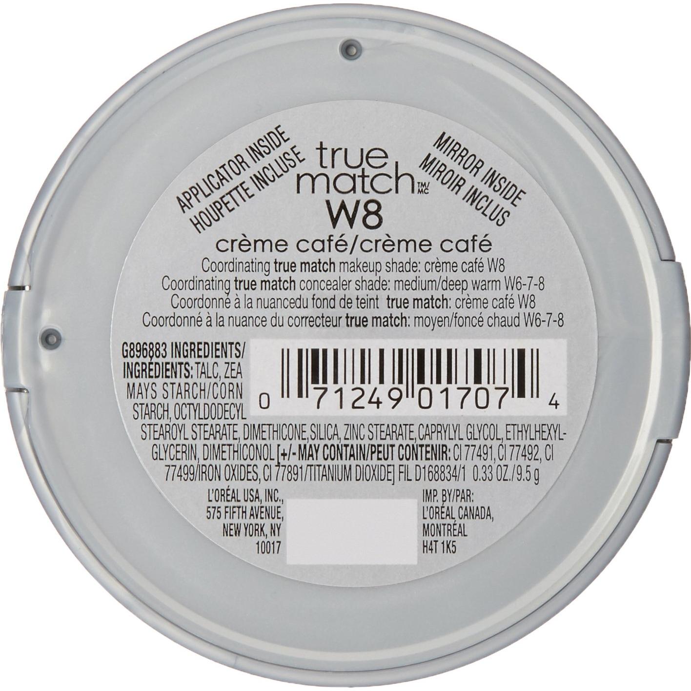 Polvo Super Mezclable L'Oréal Paris True Match 9.4g Café Crema