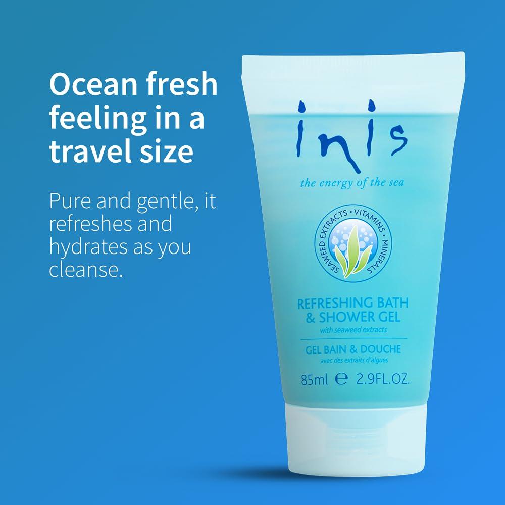 Gel de Baño Inis Energía del Mar 85.5 ml Unisex Viaje