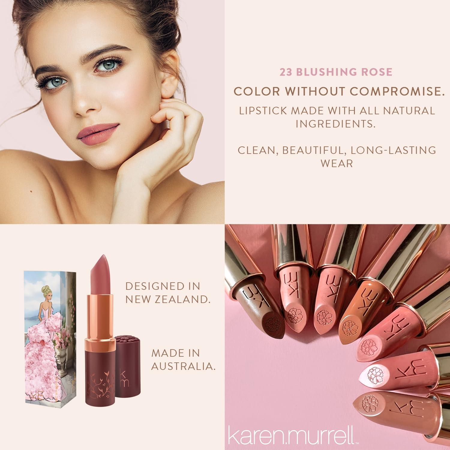 Barra de Labios Natural Karen Murrell 23 Rosa Sonrojada 9g