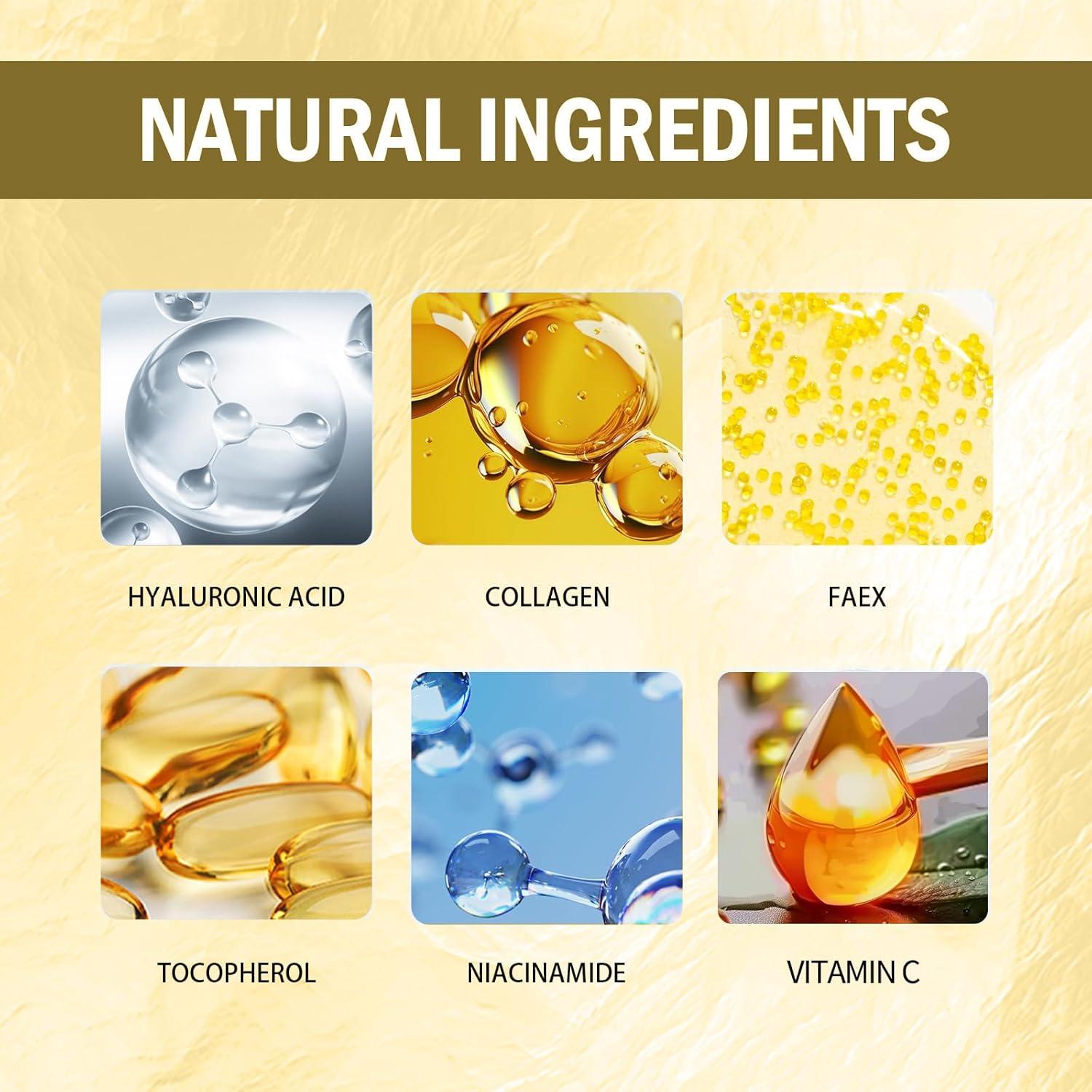 Mascarilla Facial de Colágeno SEWOG Hidratante Antienvejecimiento 4 Pzas