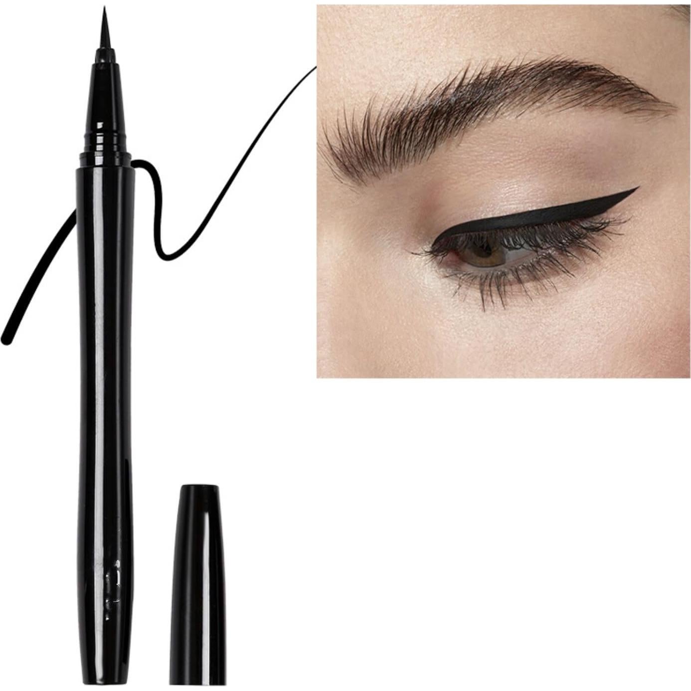 Delineador de Ojos Líquido Impermeable MAEPEOR 15g Negro Azabache