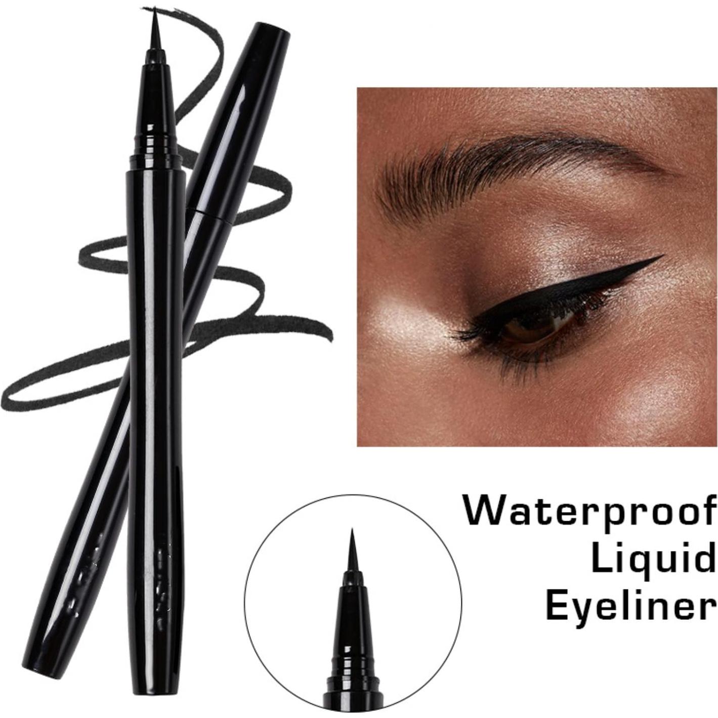 Delineador de Ojos Líquido Impermeable MAEPEOR 15g Negro Azabache