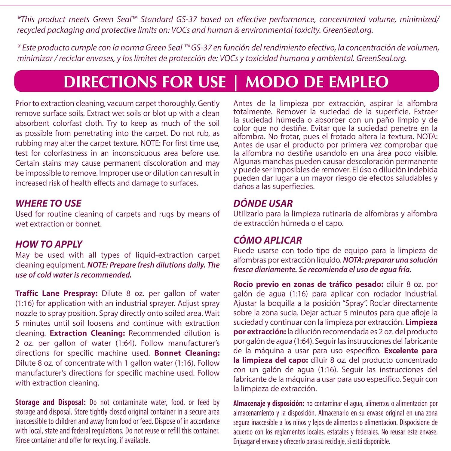 Limpiador de Alfombra Concentrado OdoBan 3-en-1 7.56L Set de 2