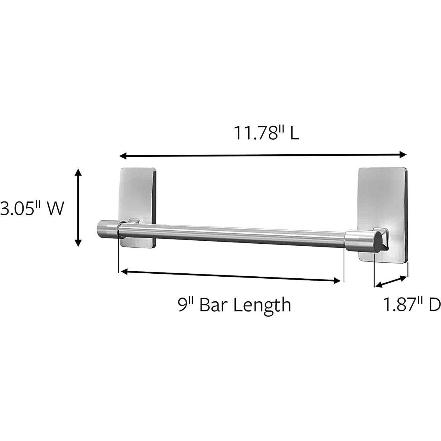 Barra de Toallas Command con Tiras Resistentes al Agua