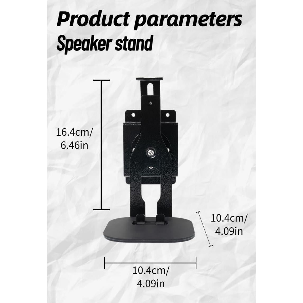 Soporte de Pared Ajustable Shinar para Sonos Era 100 y One - Negro